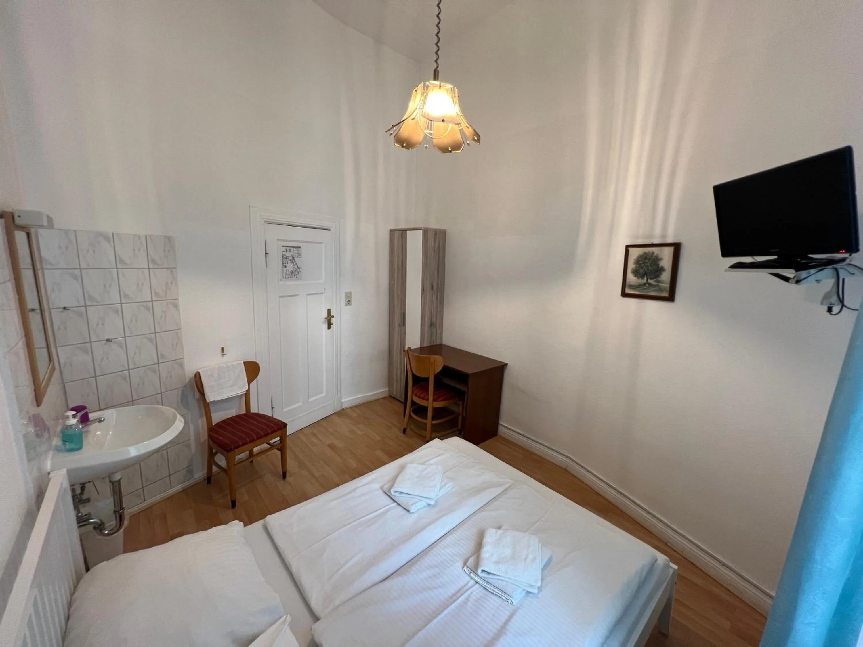 Bed in Hotel-Pension Spree