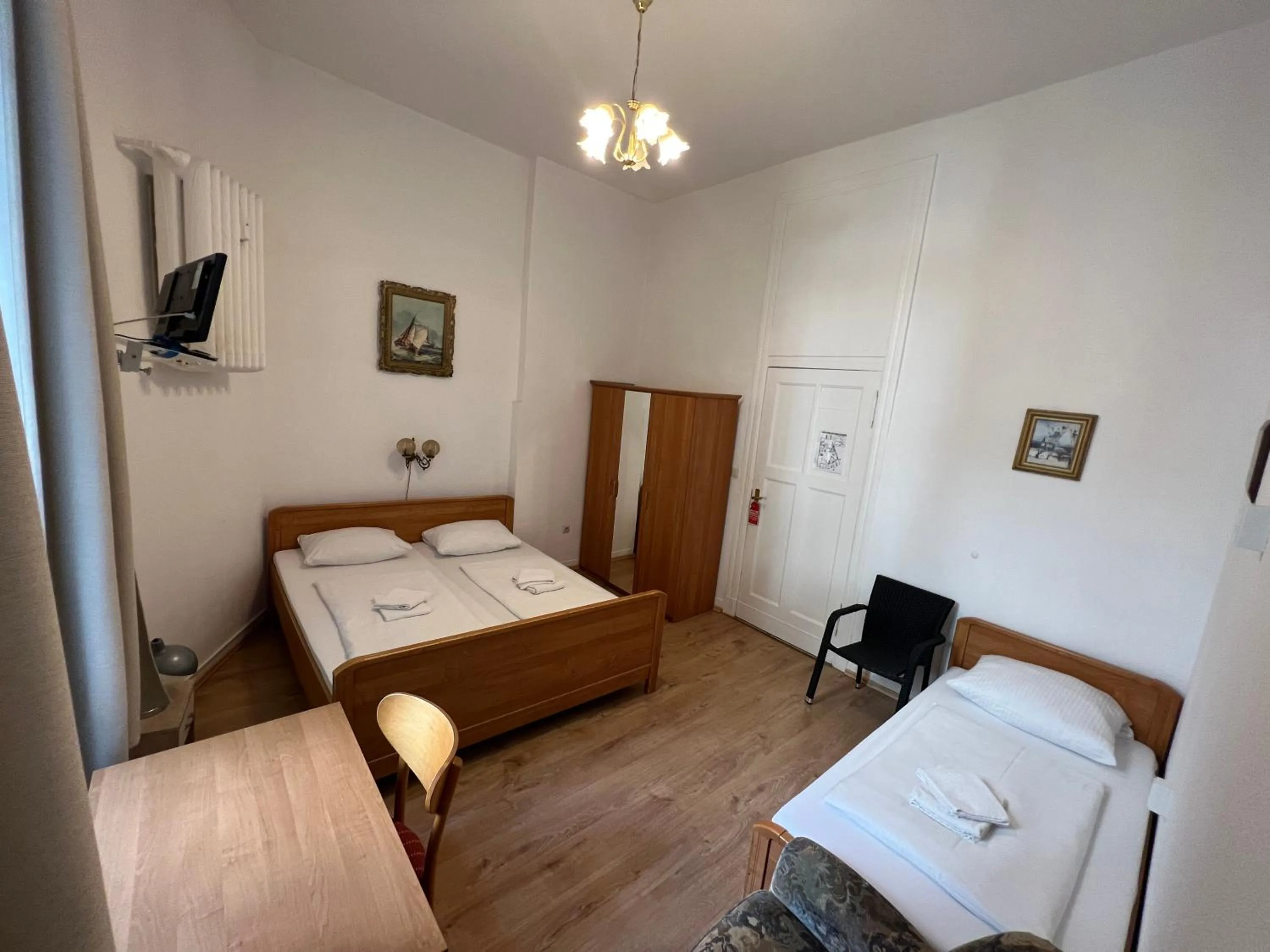 Bed in Hotel-Pension Spree