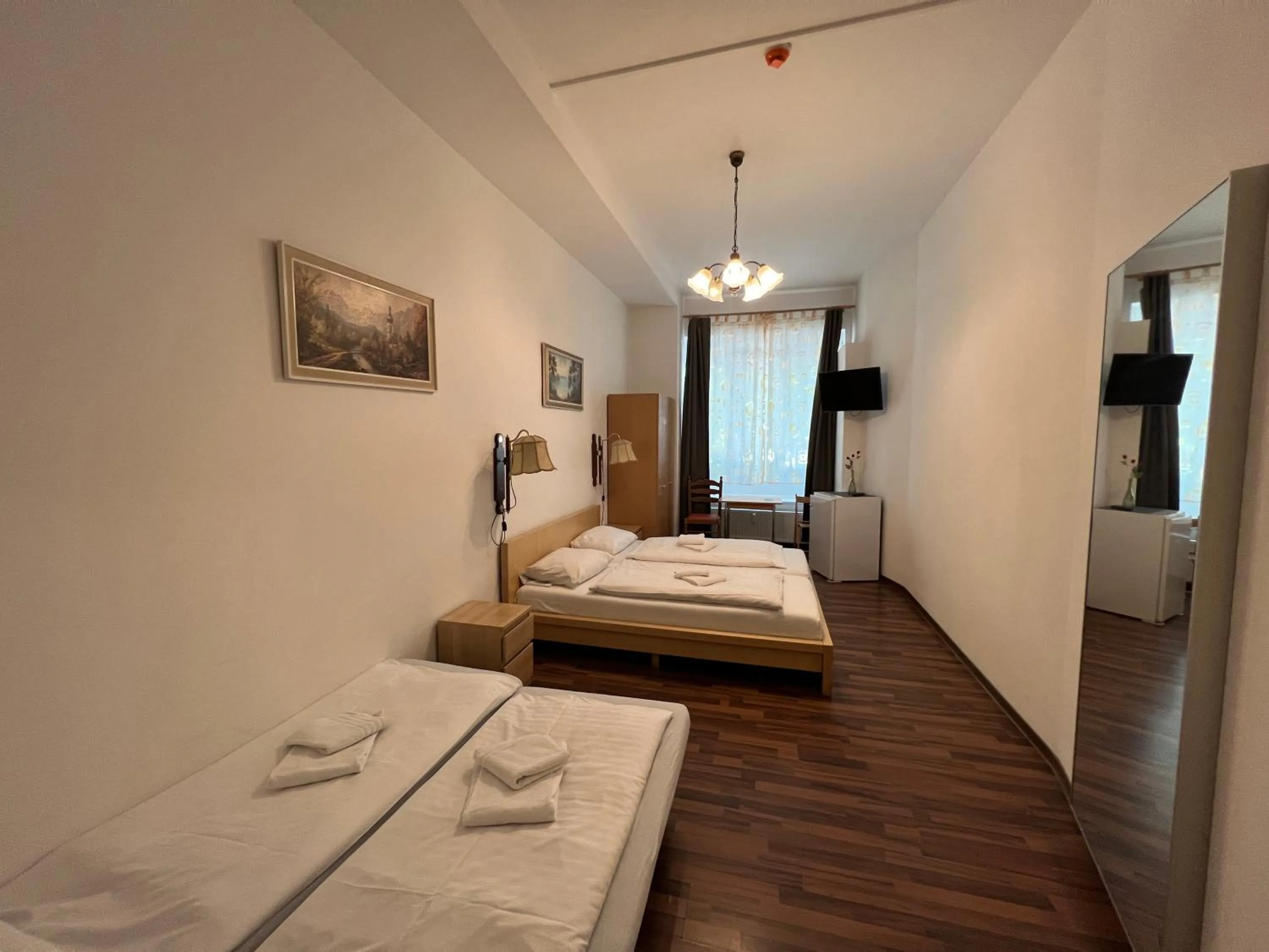 Bed in Hotel-Pension Spree