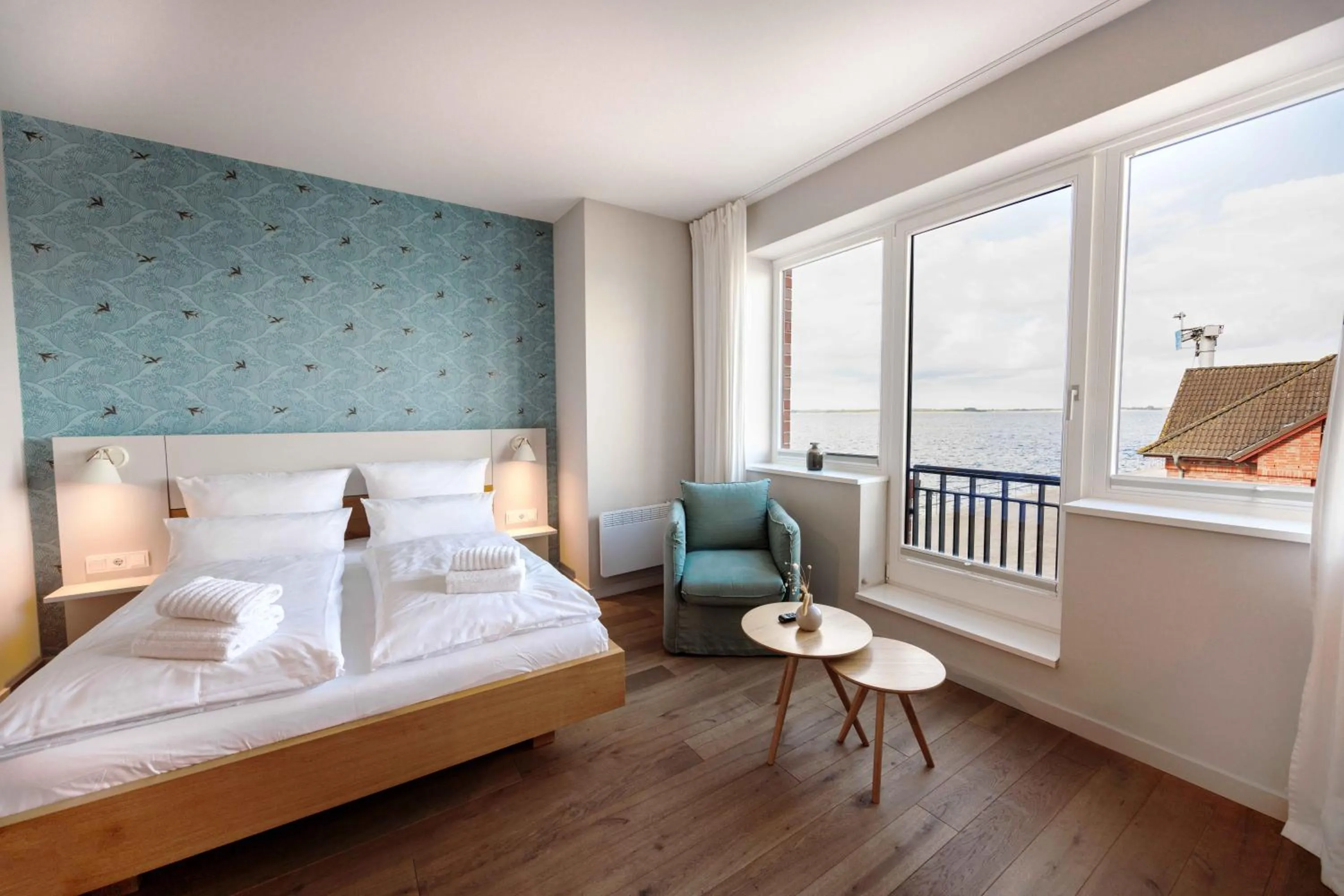 Bed in Bades Huk Marina Hotel