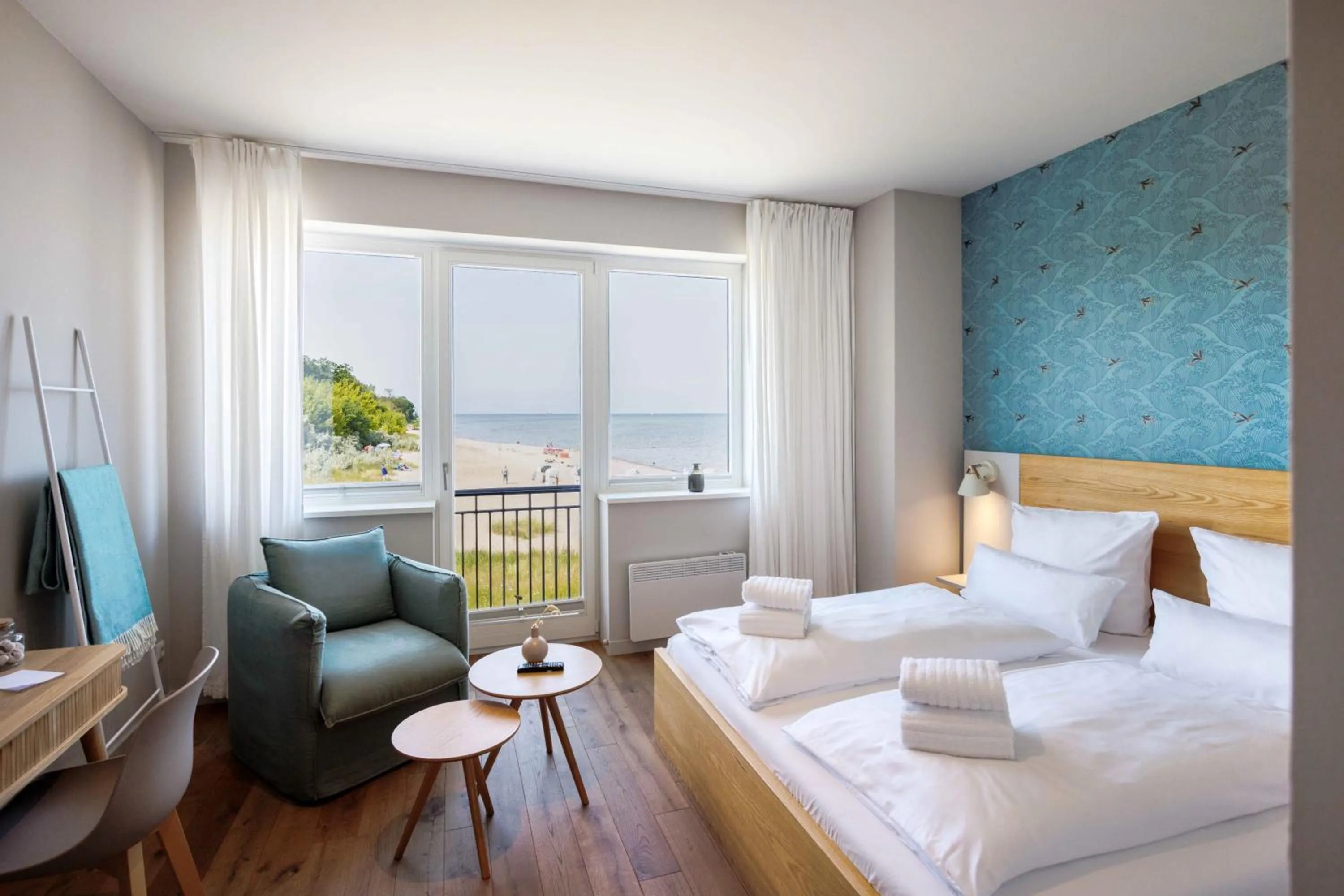 Bed in Bades Huk Marina Hotel