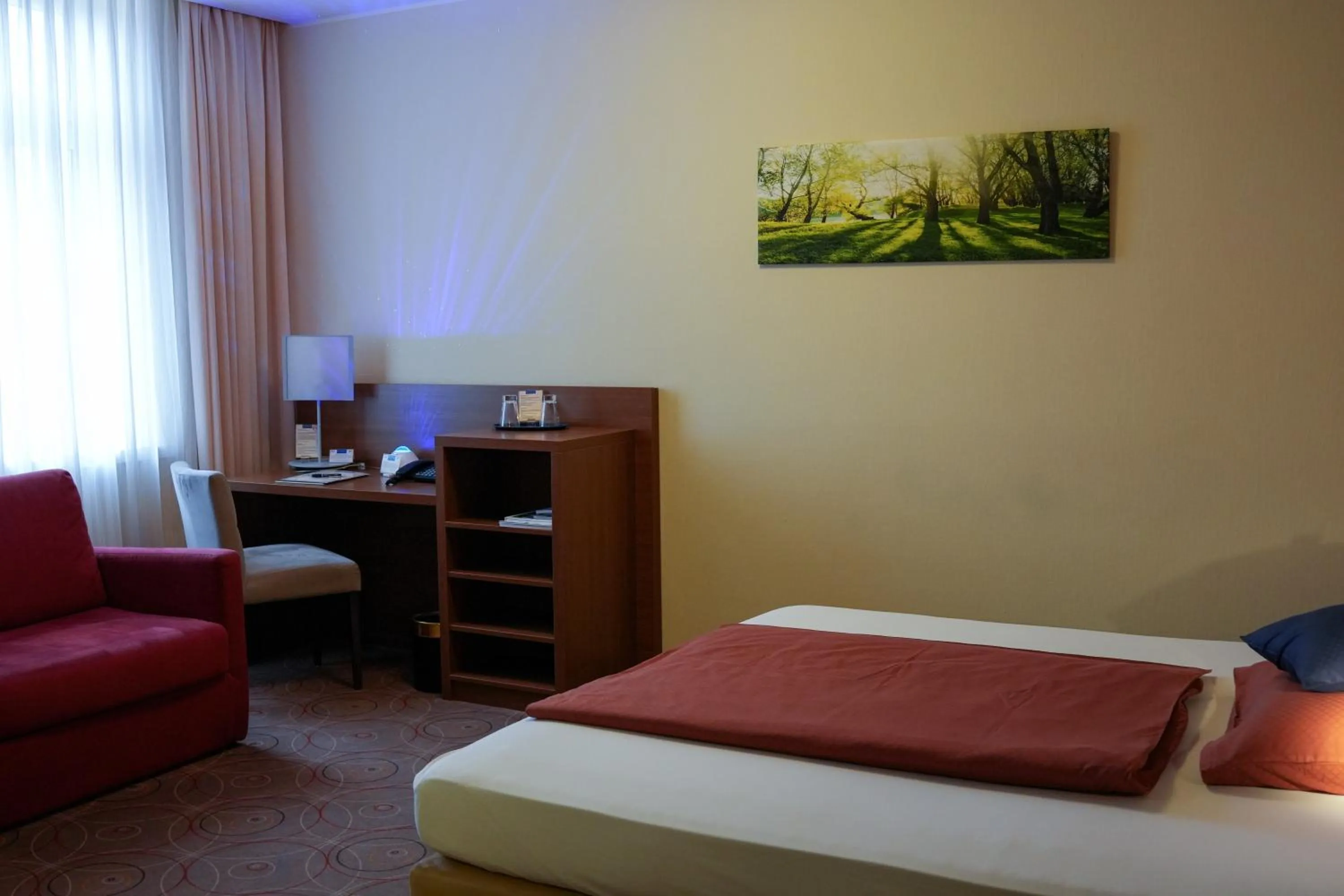 Bed in Hotel Blauer Engel