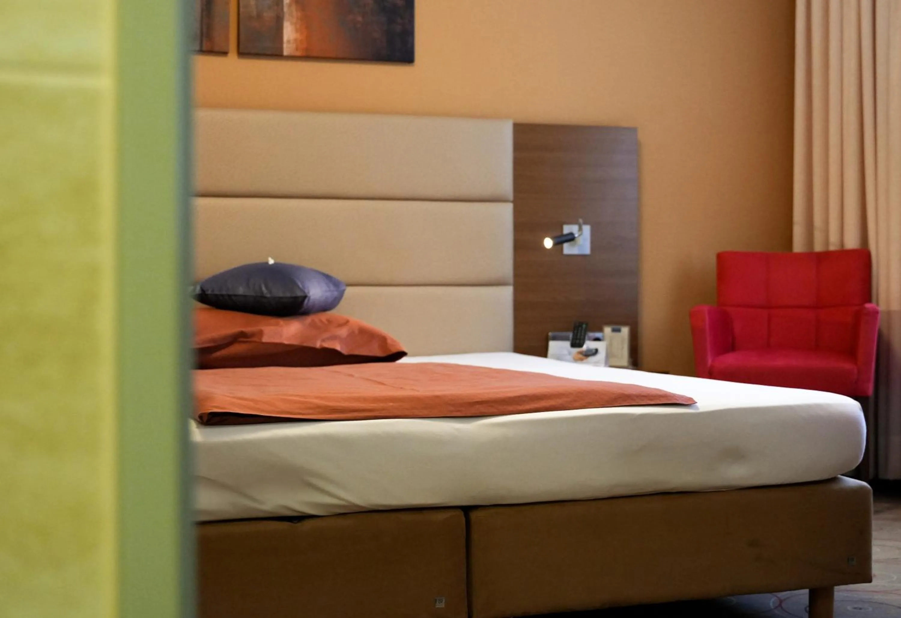Bed in Hotel Blauer Engel