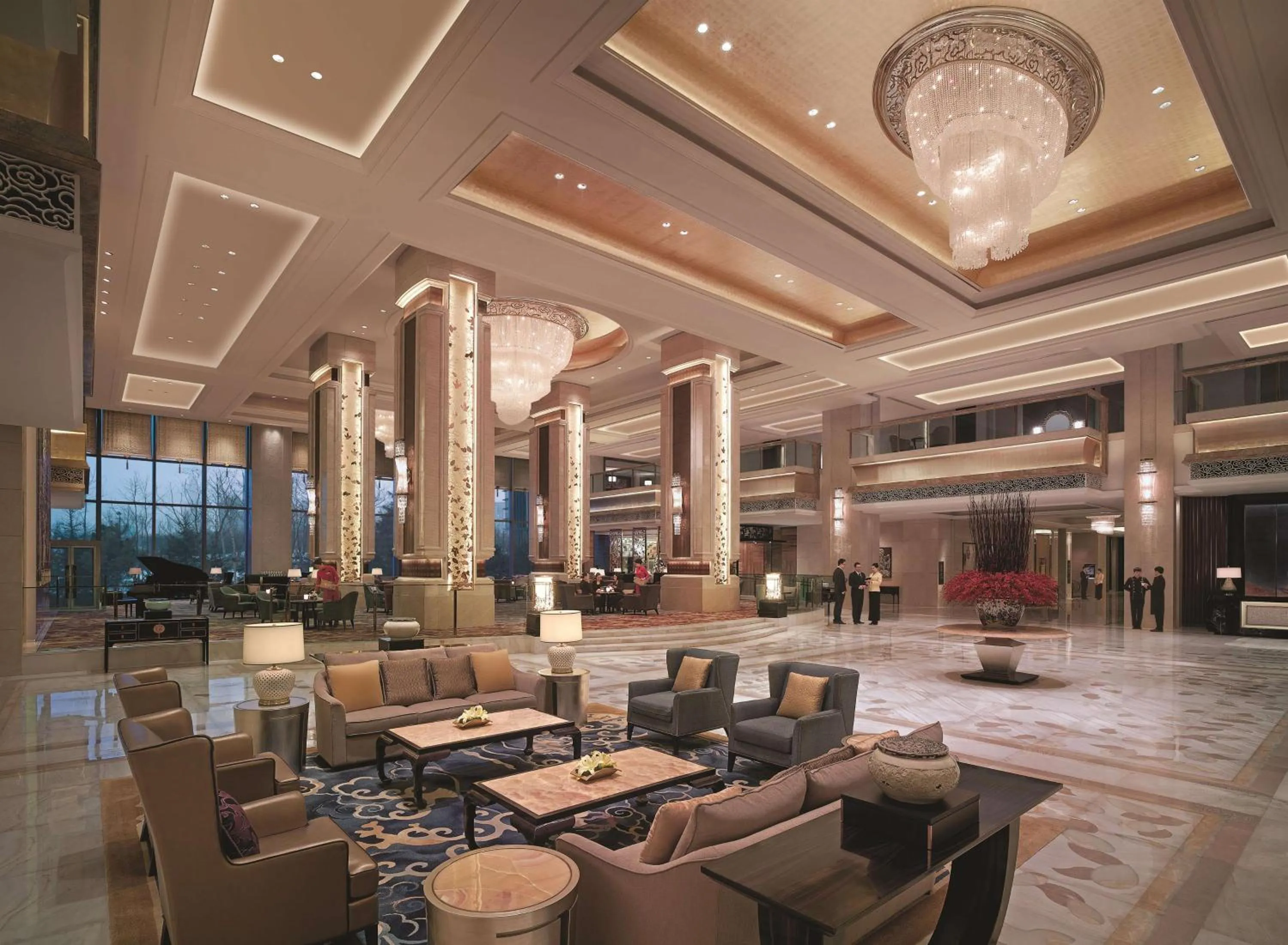 Lobby or reception in Shangri-La Shenyang