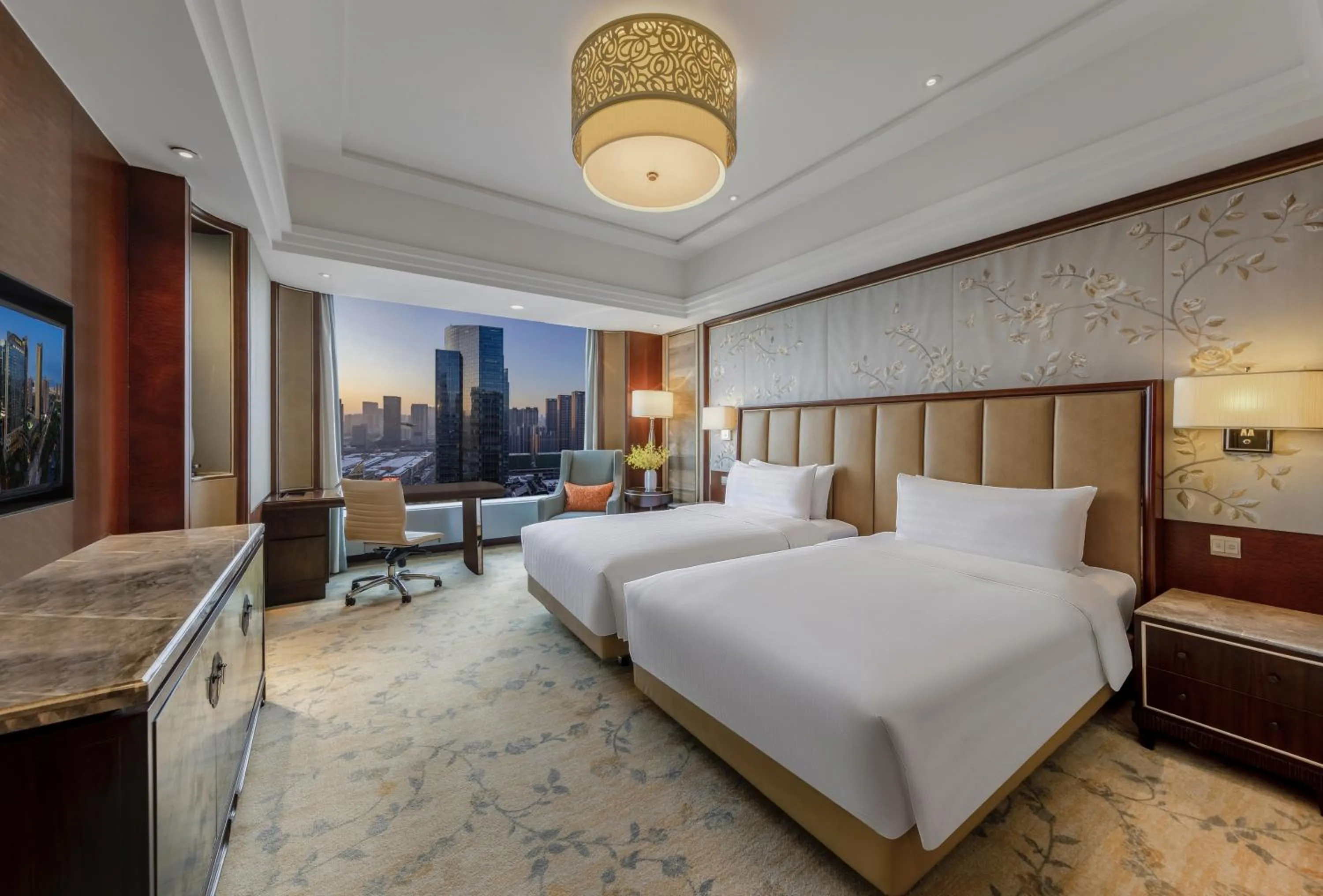 Bedroom, Bed in Shangri-La Shenyang