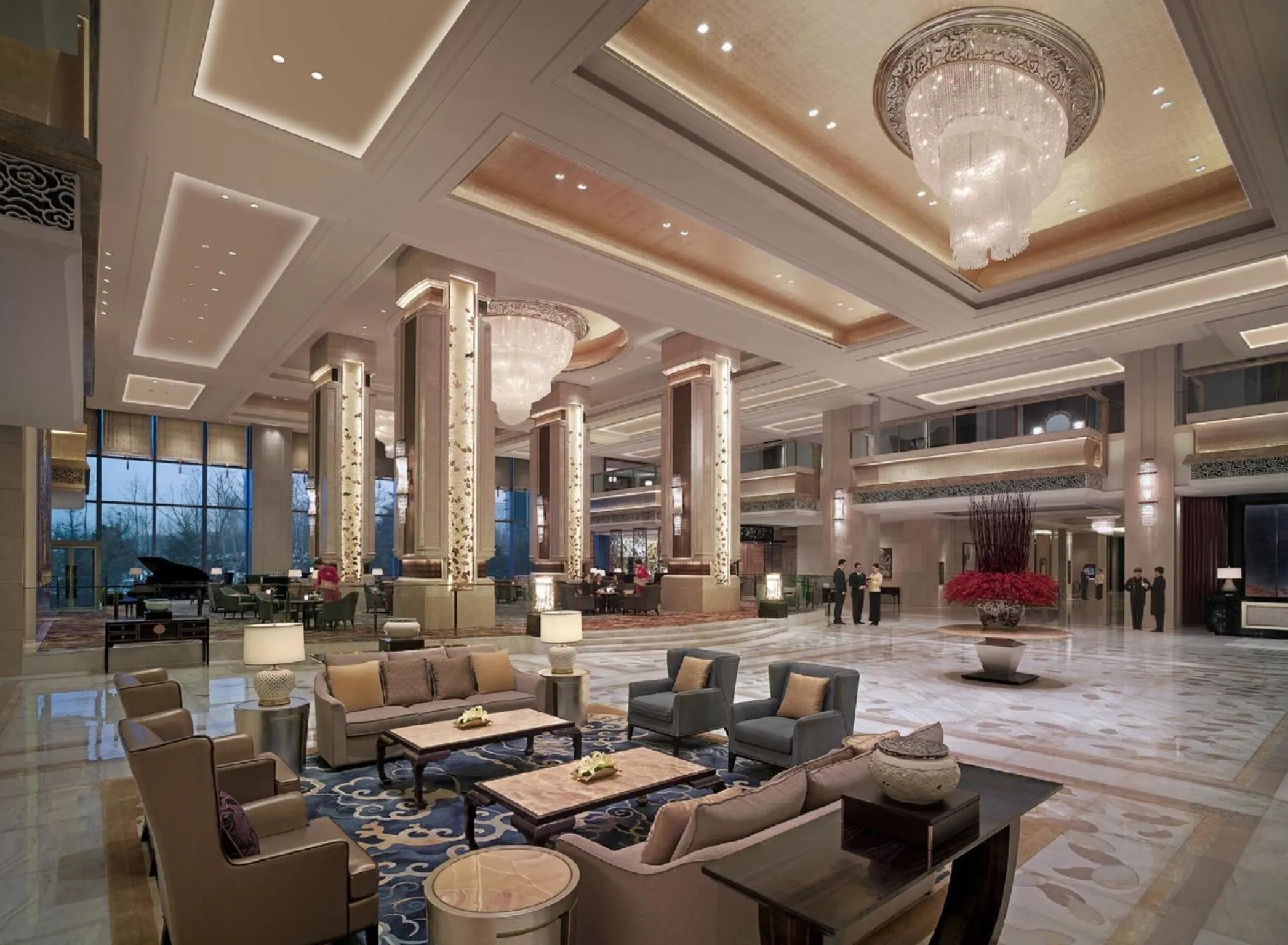 Lobby or reception in Shangri-La Shenyang