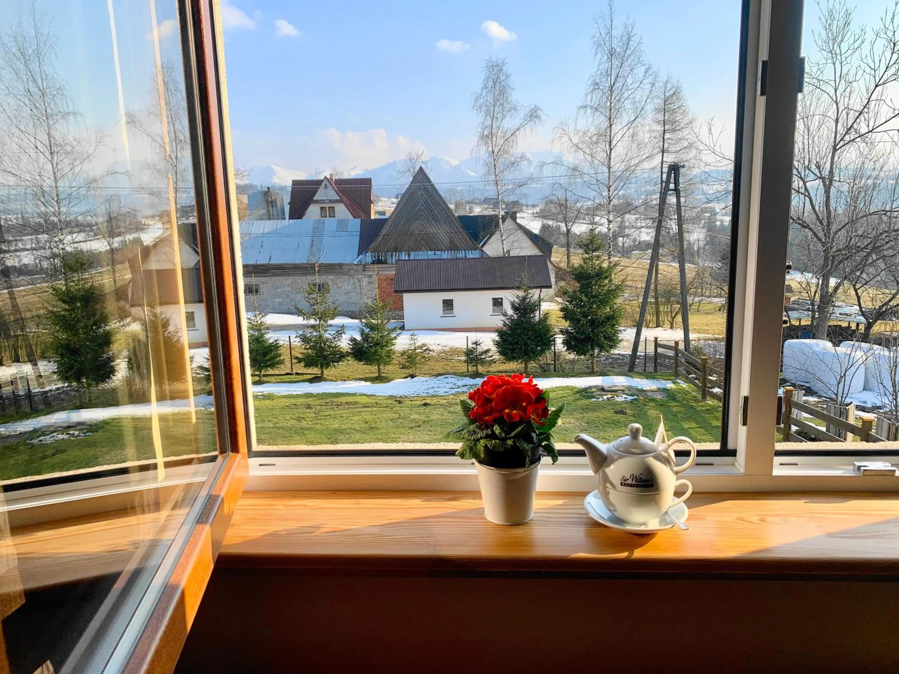 Garden in Pensjonat u Bartka - Wyzywienie na miejscu