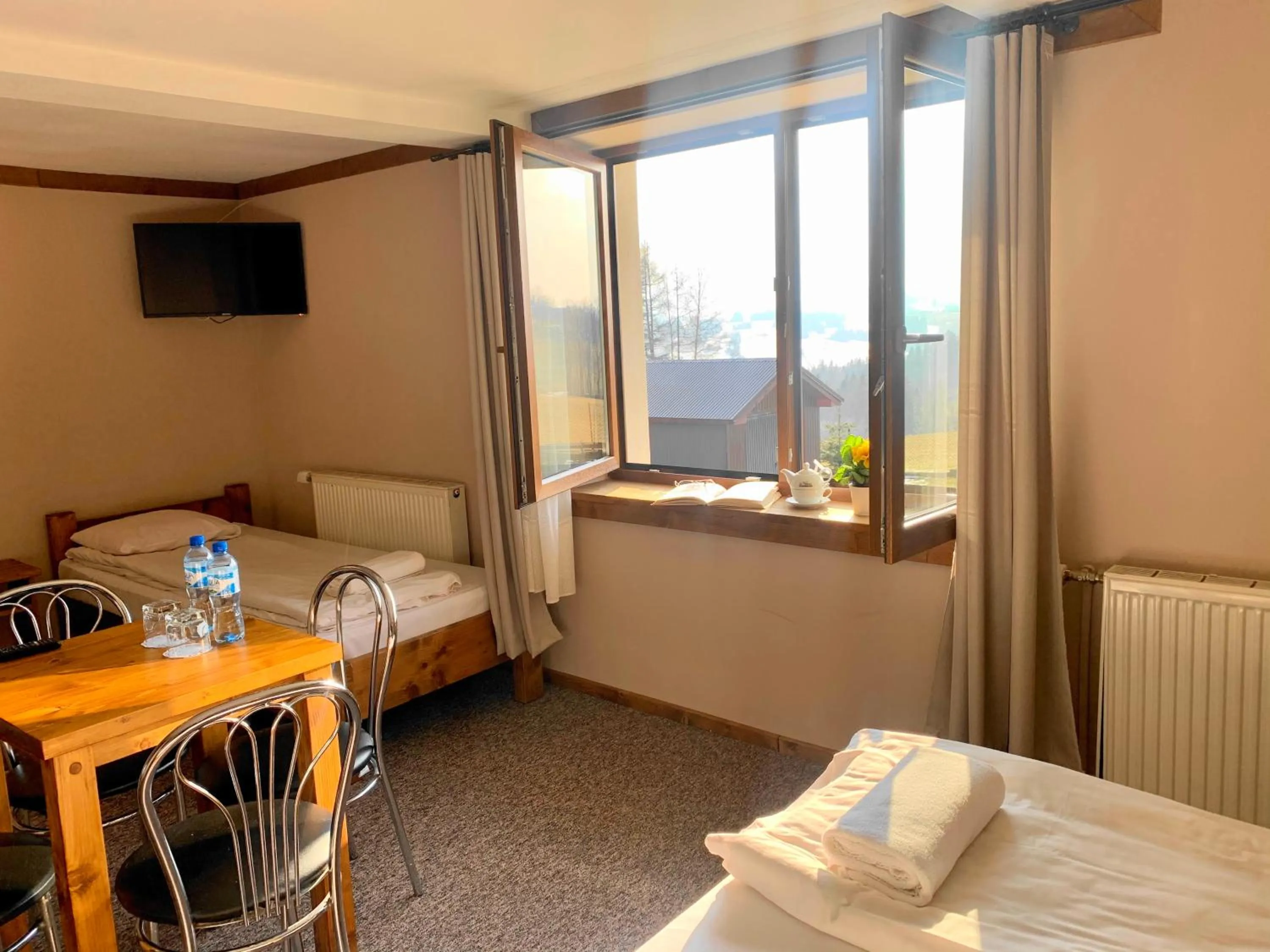 Bedroom, Bed in Pensjonat u Bartka - Wyzywienie na miejscu