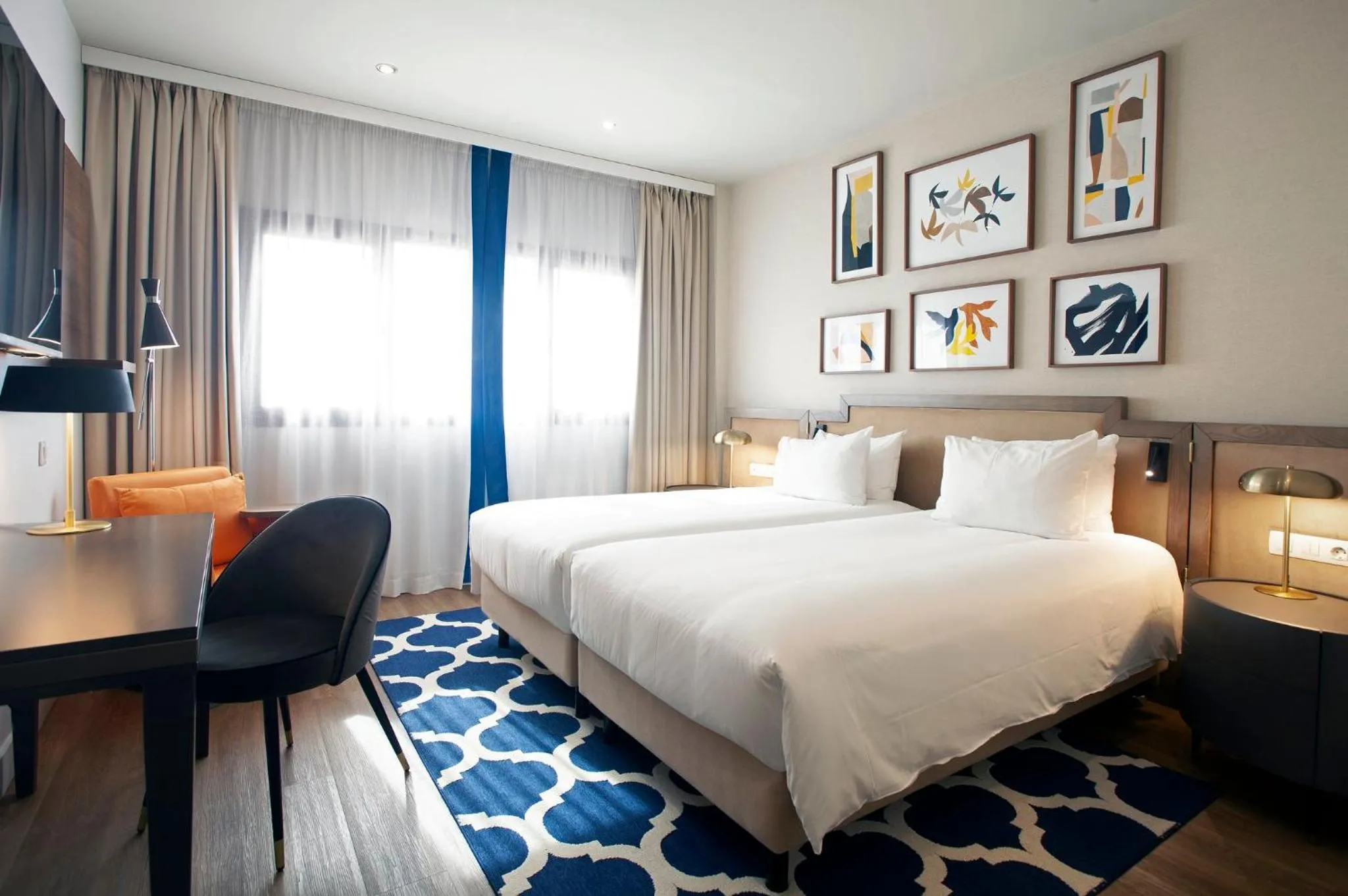 Photo of the whole room, Bed in voco Madrid - Las Tablas by IHG