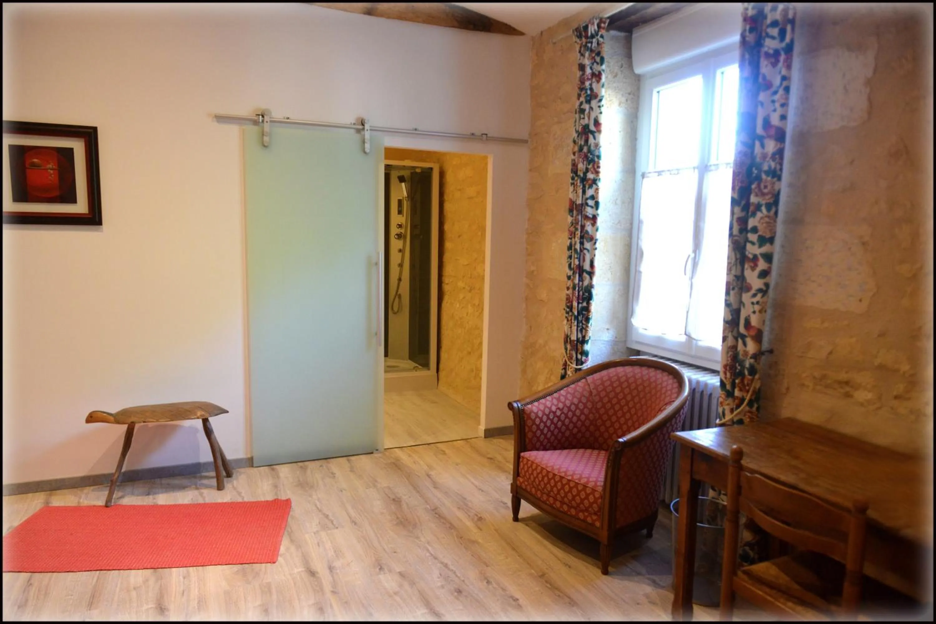 Seating area in Jardin d'arcy - chambres d'hôtes avec piscine et SPA