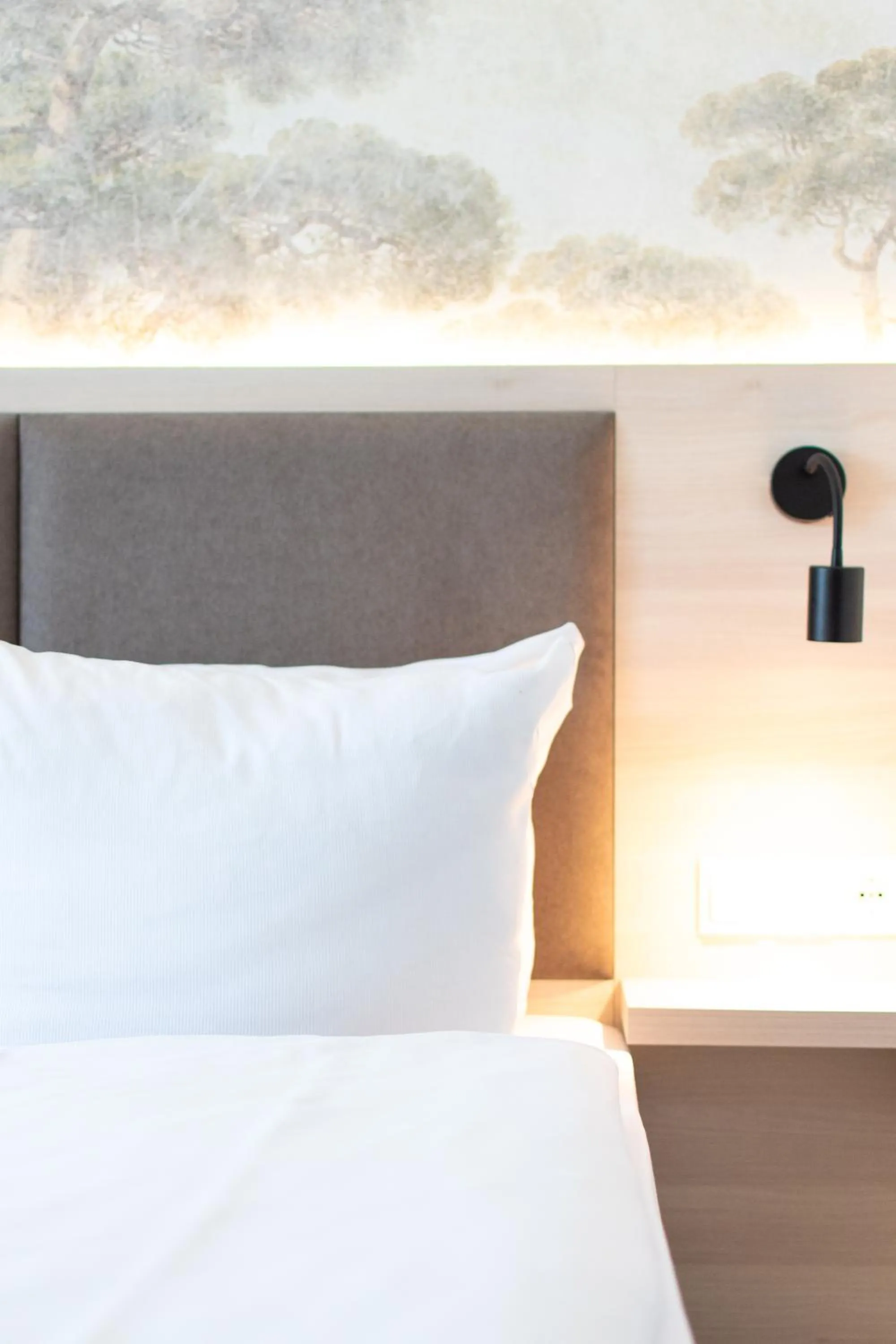 Bed in Taste Smart Hotel Lampertheim