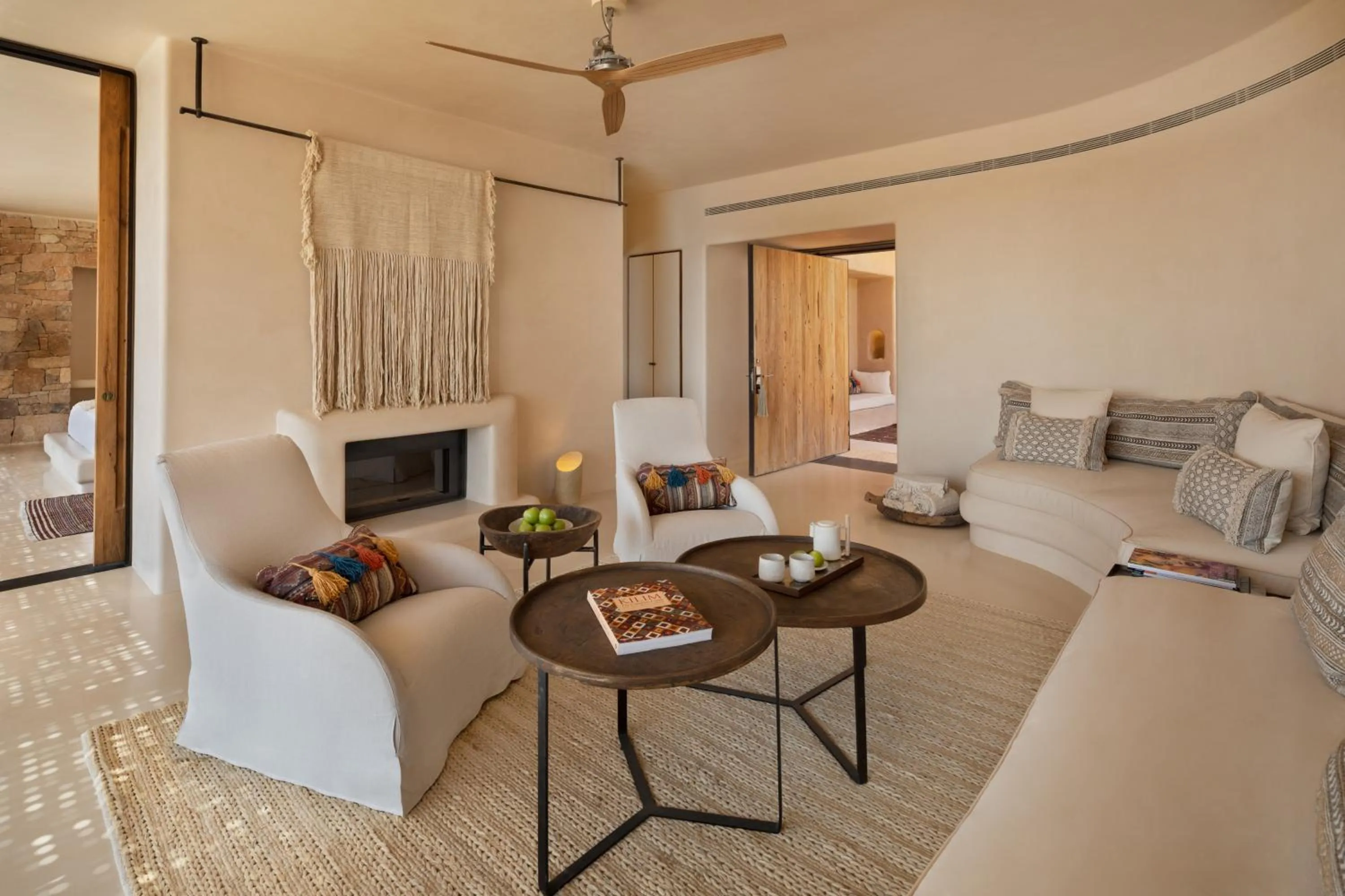 Living room in Six Senses Shaharut
