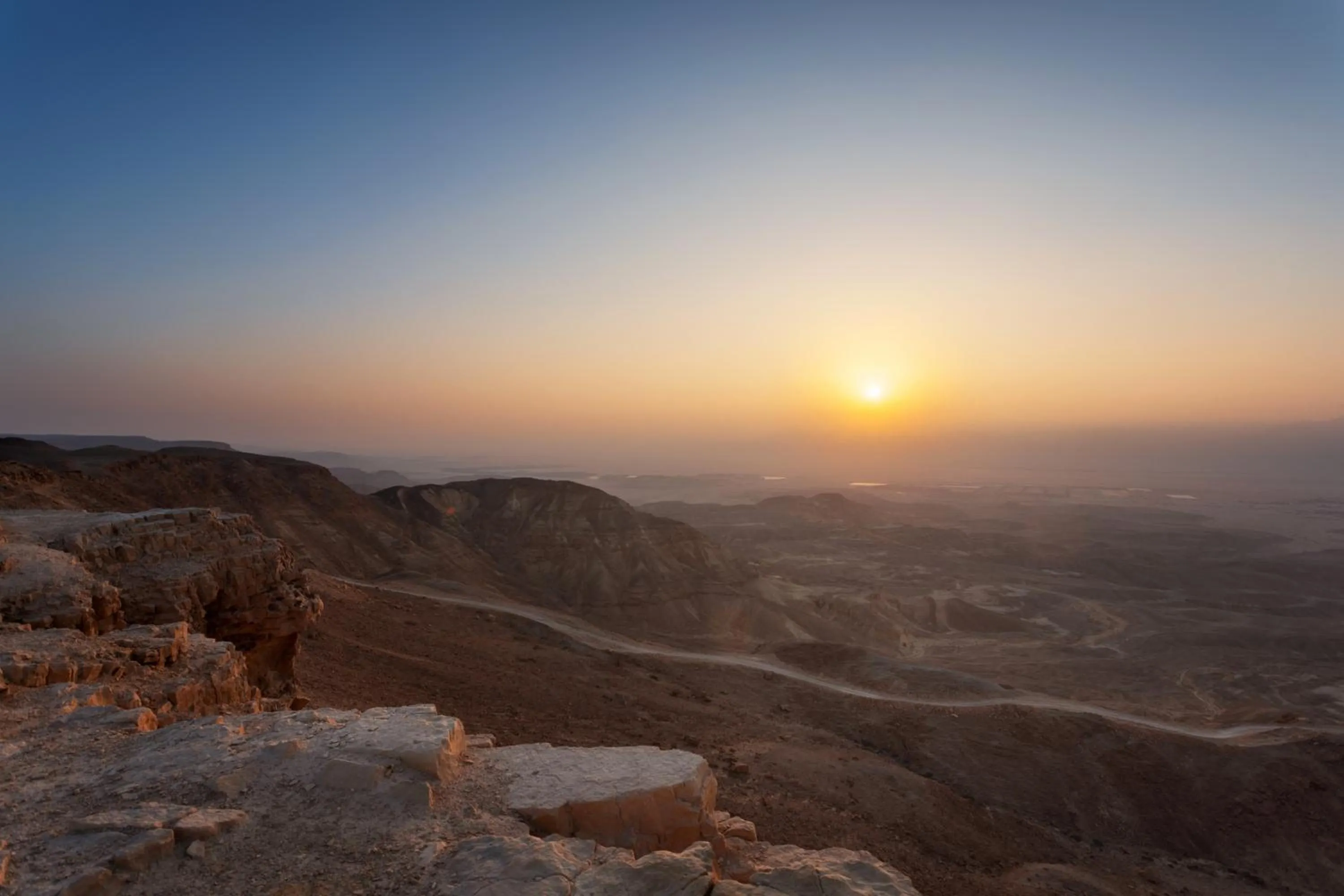 Natural landscape in Six Senses Shaharut