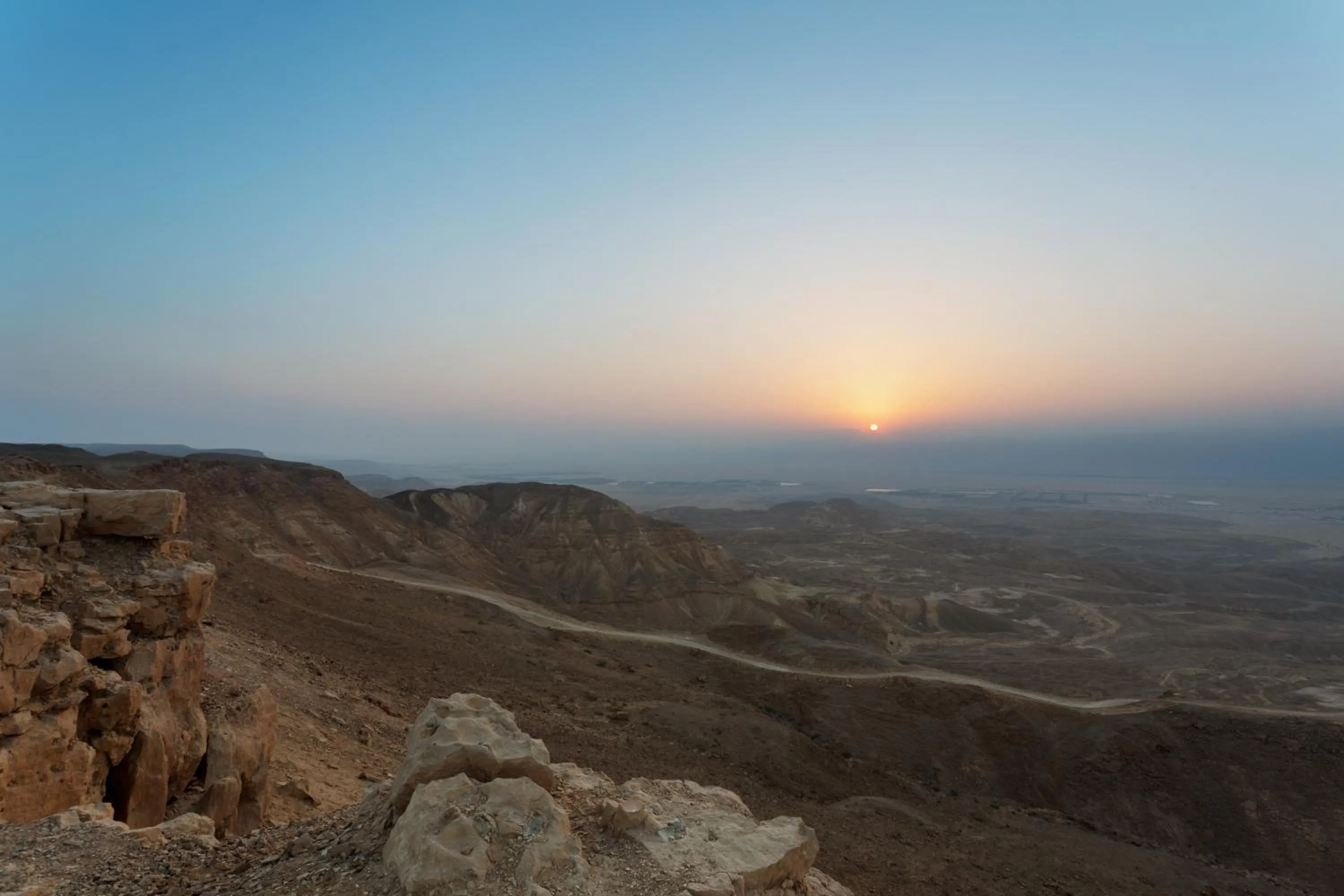 Natural landscape in Six Senses Shaharut
