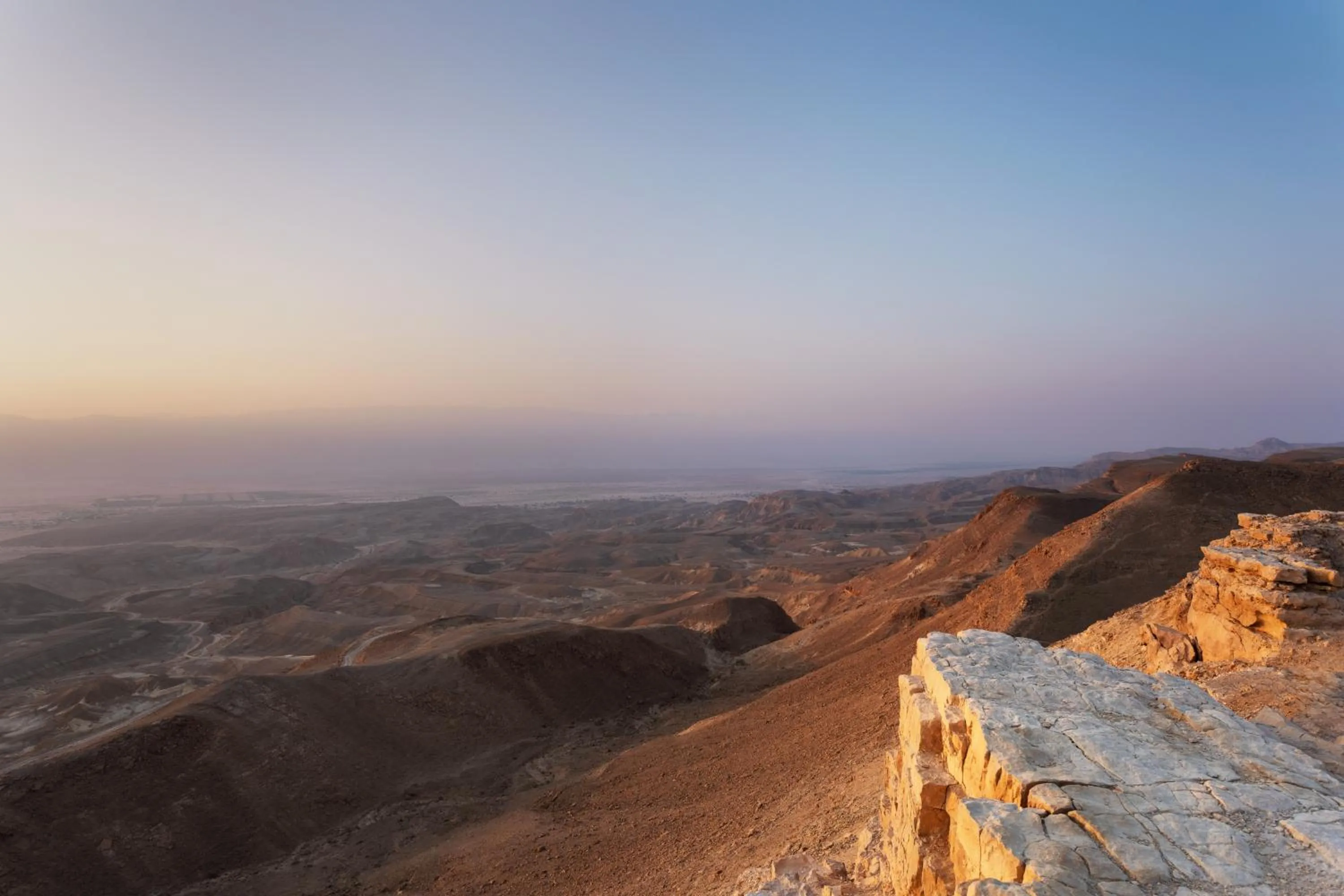 Natural landscape in Six Senses Shaharut