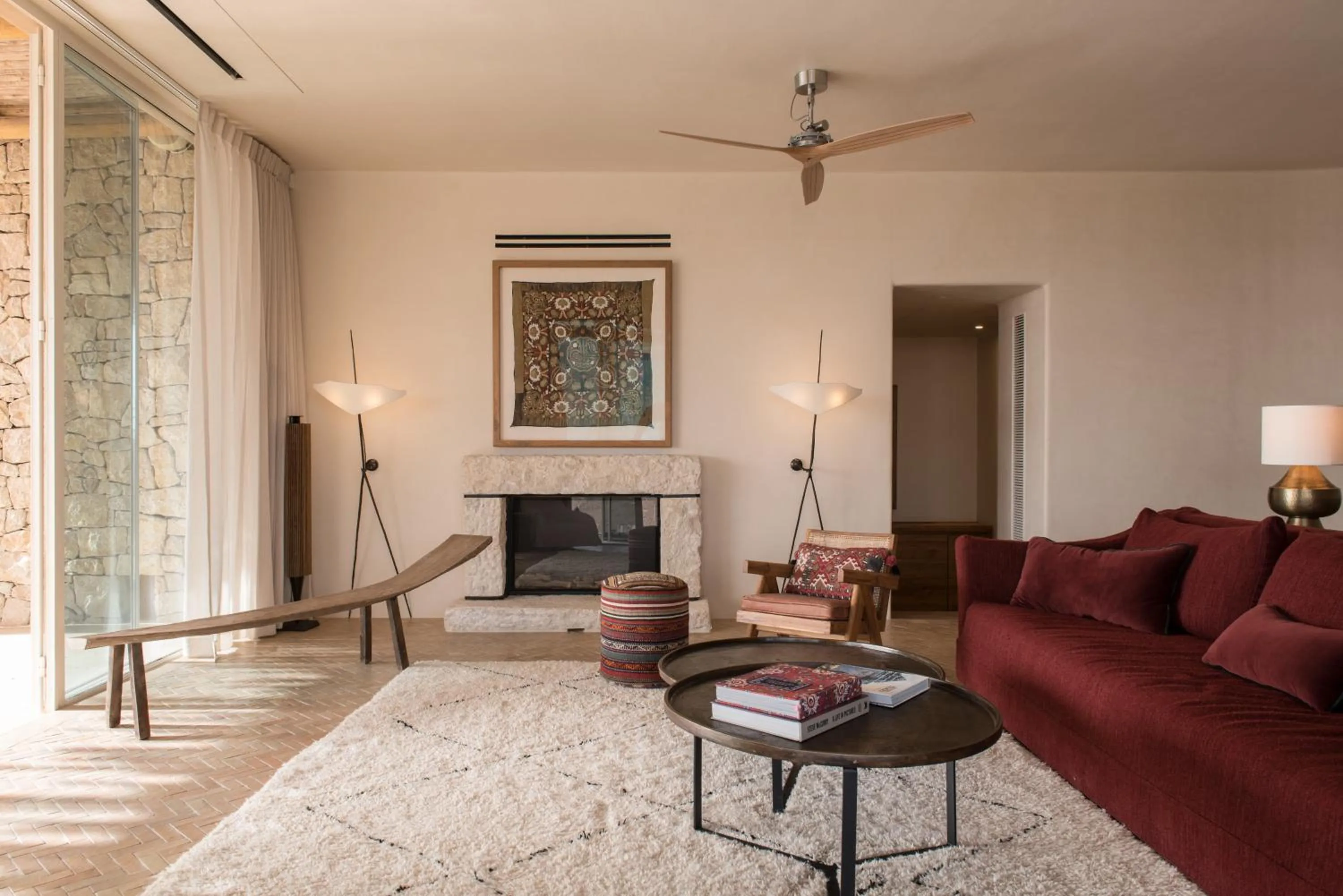 Living room in Six Senses Shaharut