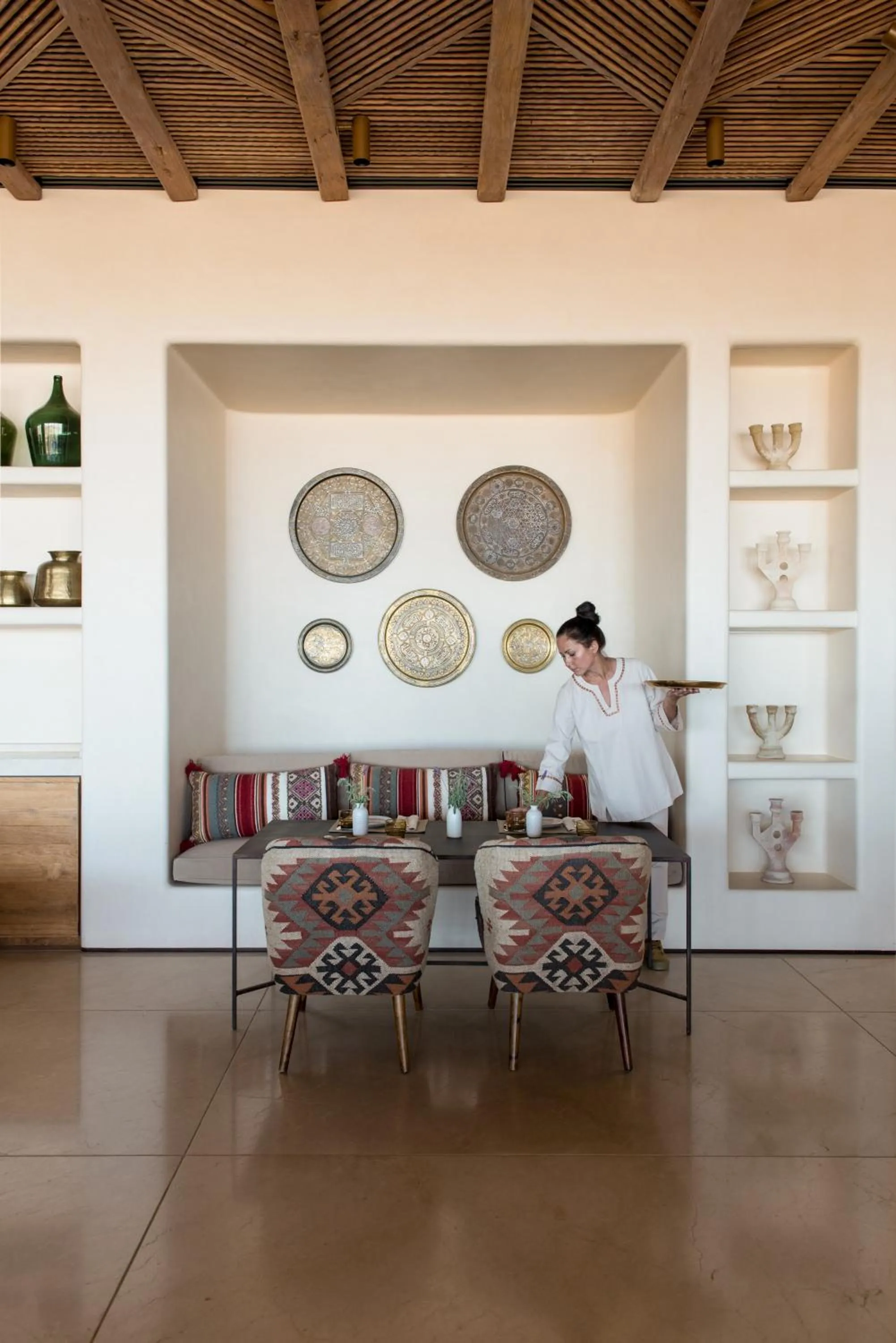 Dining area in Six Senses Shaharut