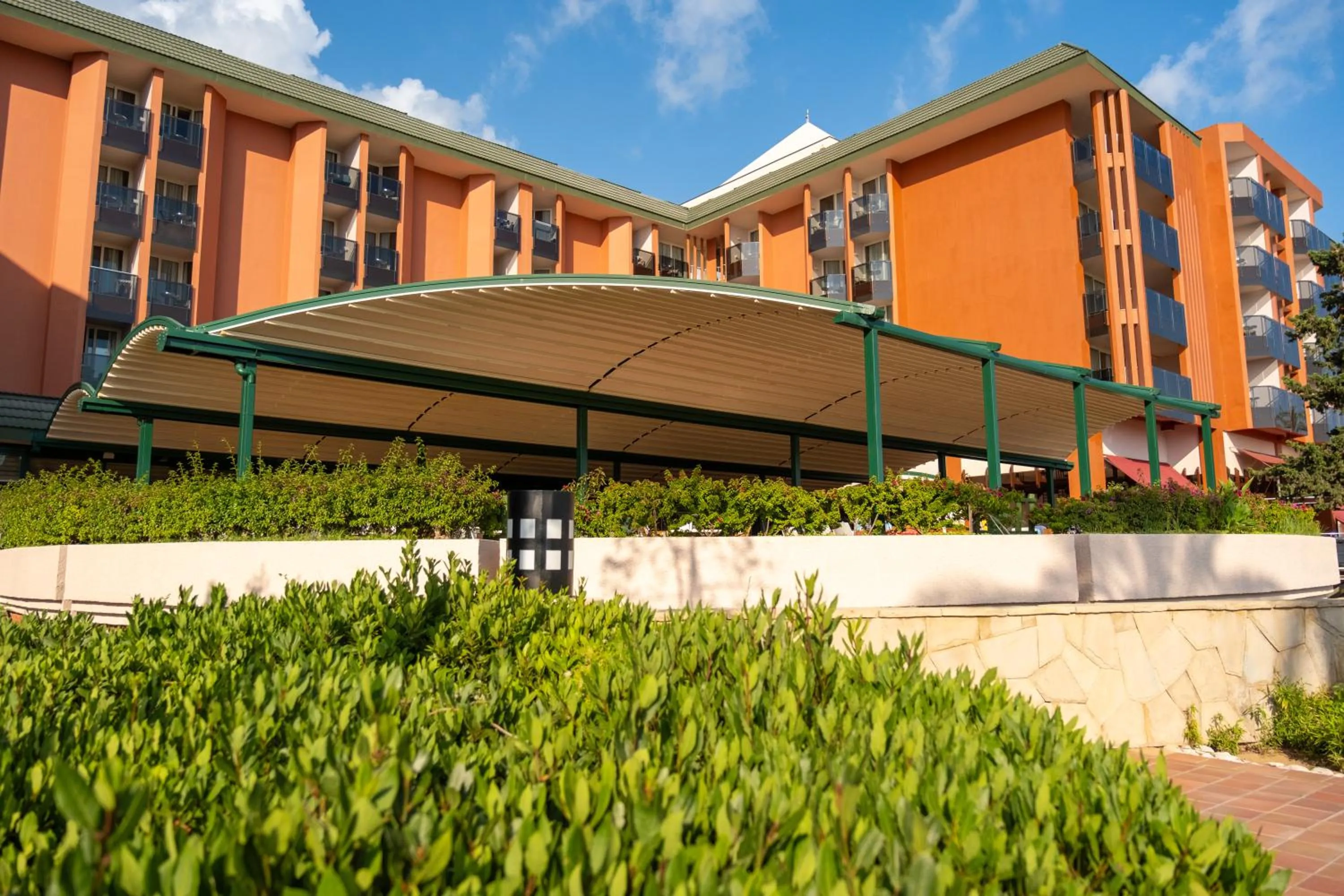 Property building in AQI Pegasos Resort