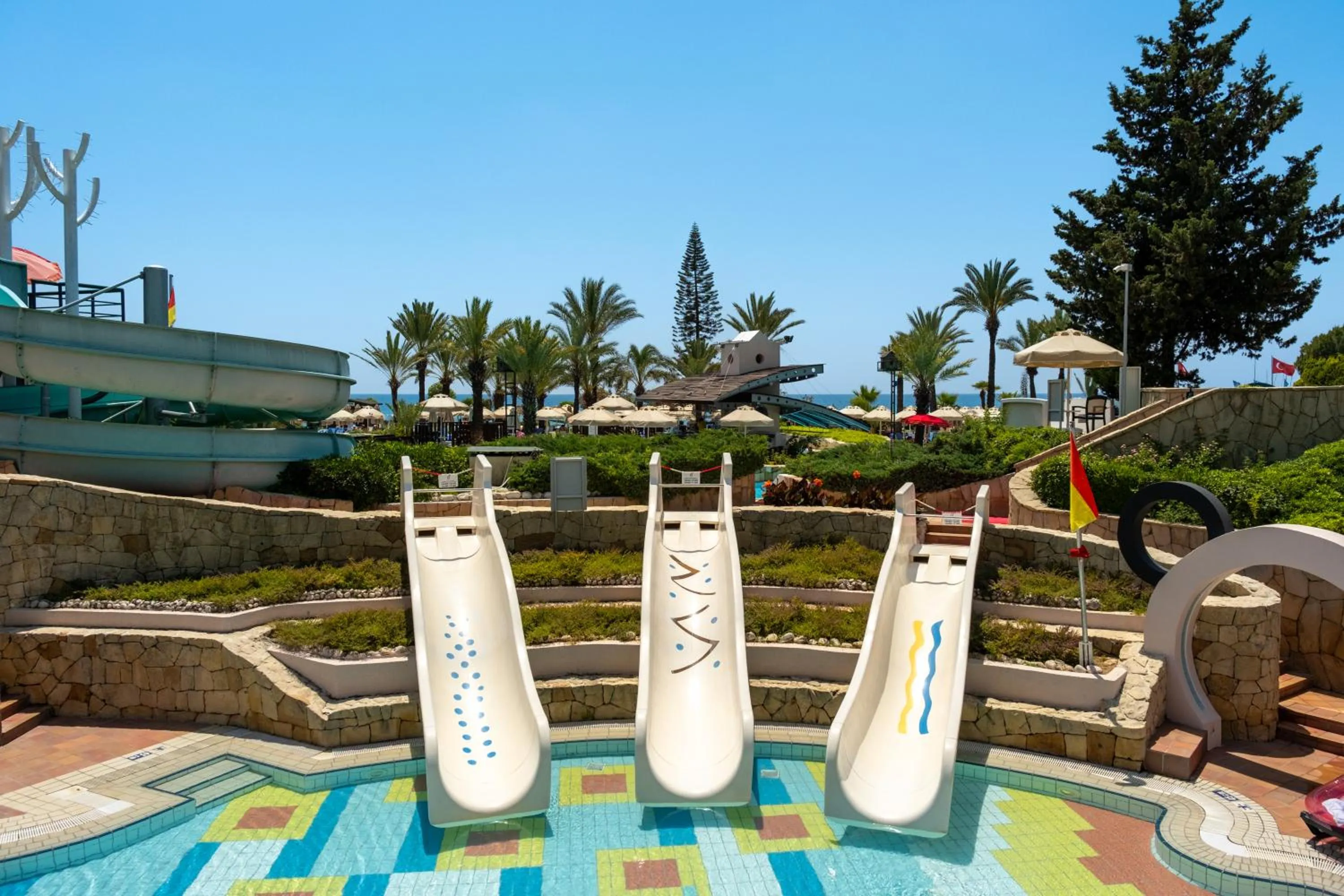 Aqua park in AQI Pegasos Resort