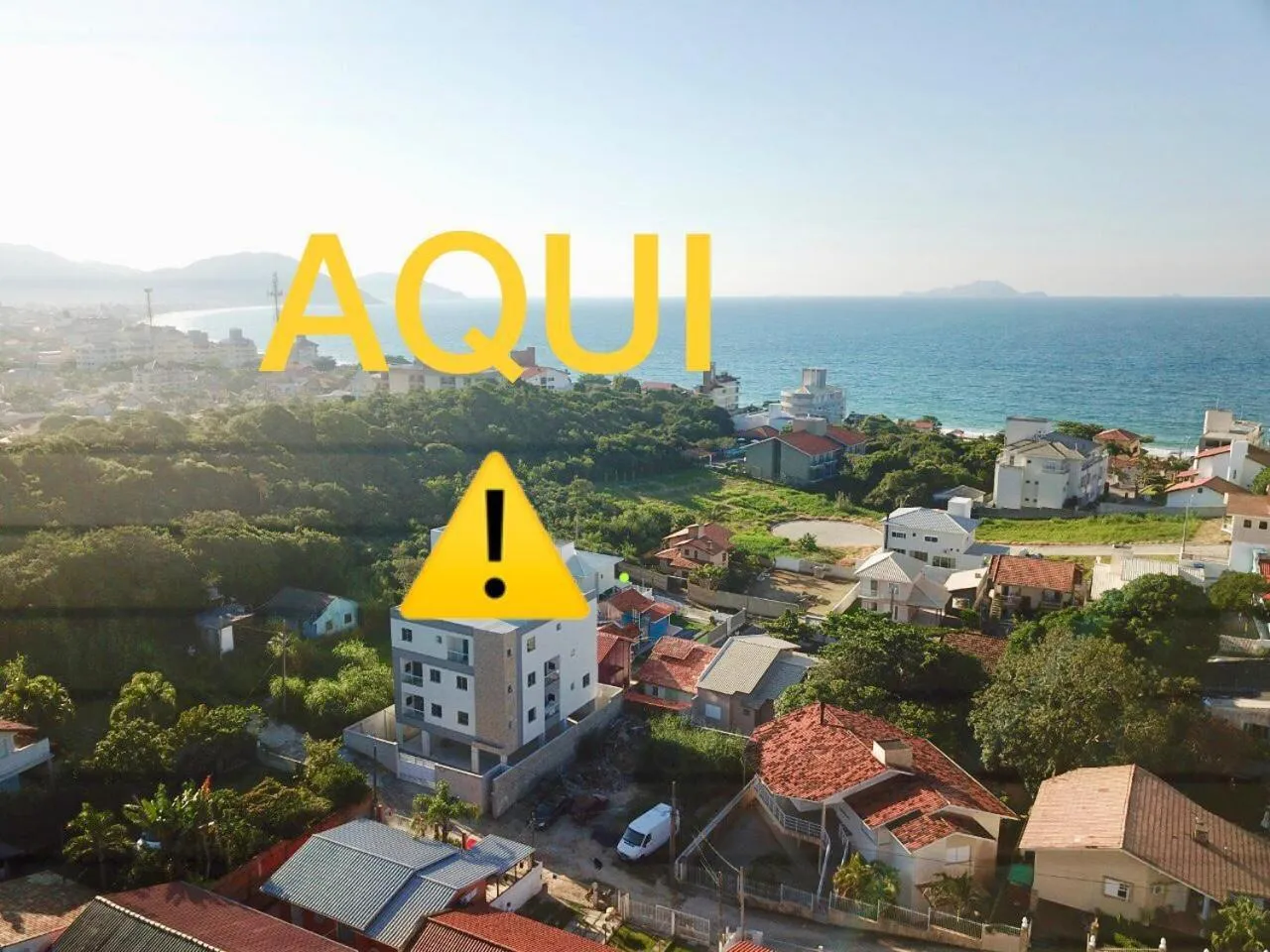 Bird's eye view in 330 METROS DO MAR, PRAIA DOS INGLESES, Piske Imóveis