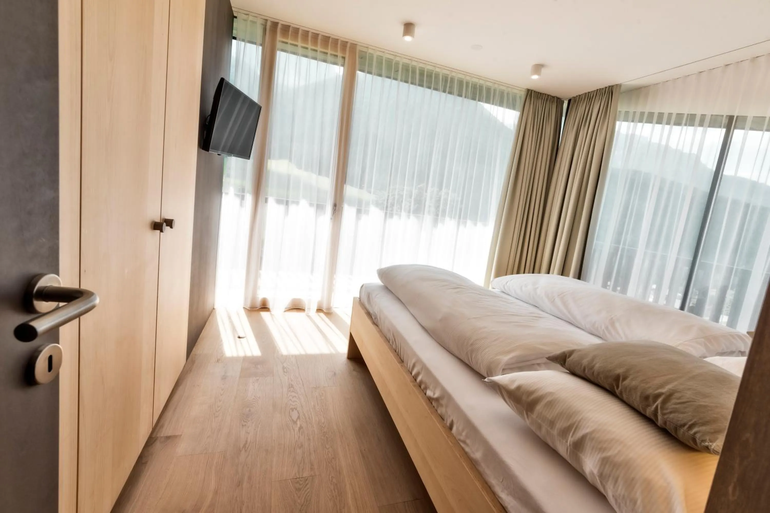 Bed in Villa Rainer Sexten