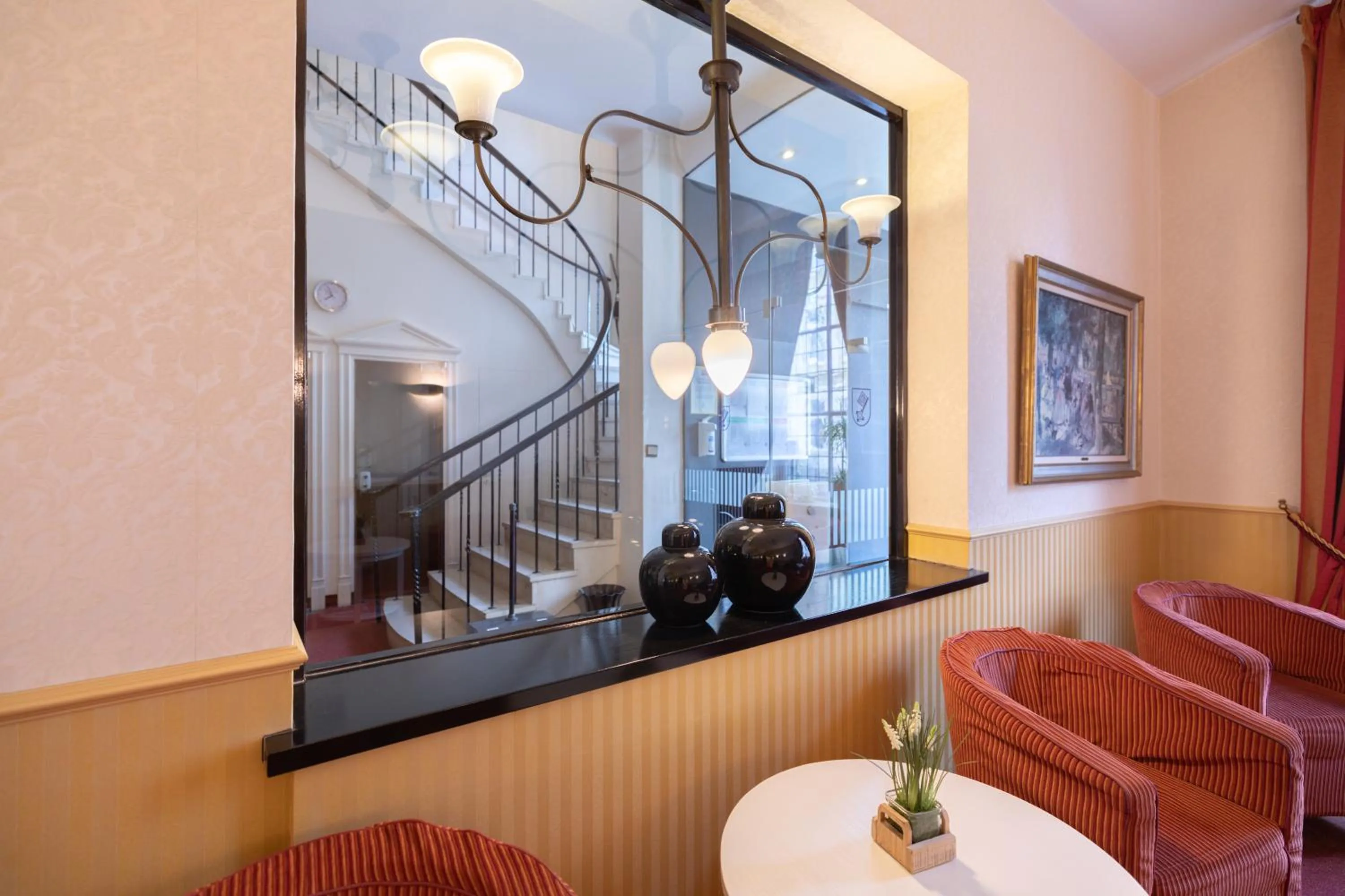 Lobby or reception in Hotel Bremer Haus