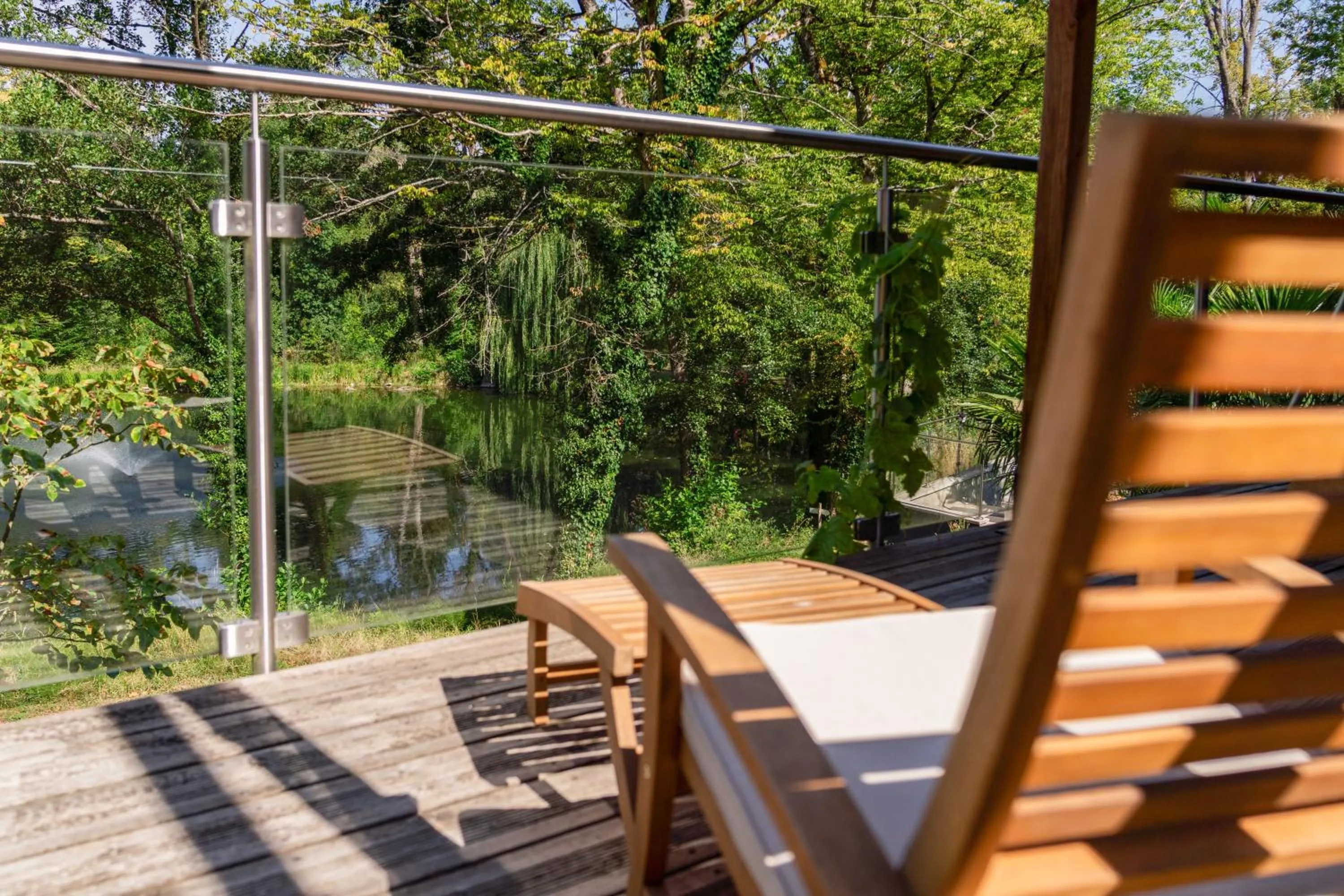Patio in Domaine de la Résidence - Hôtel, Spa & Restaurant