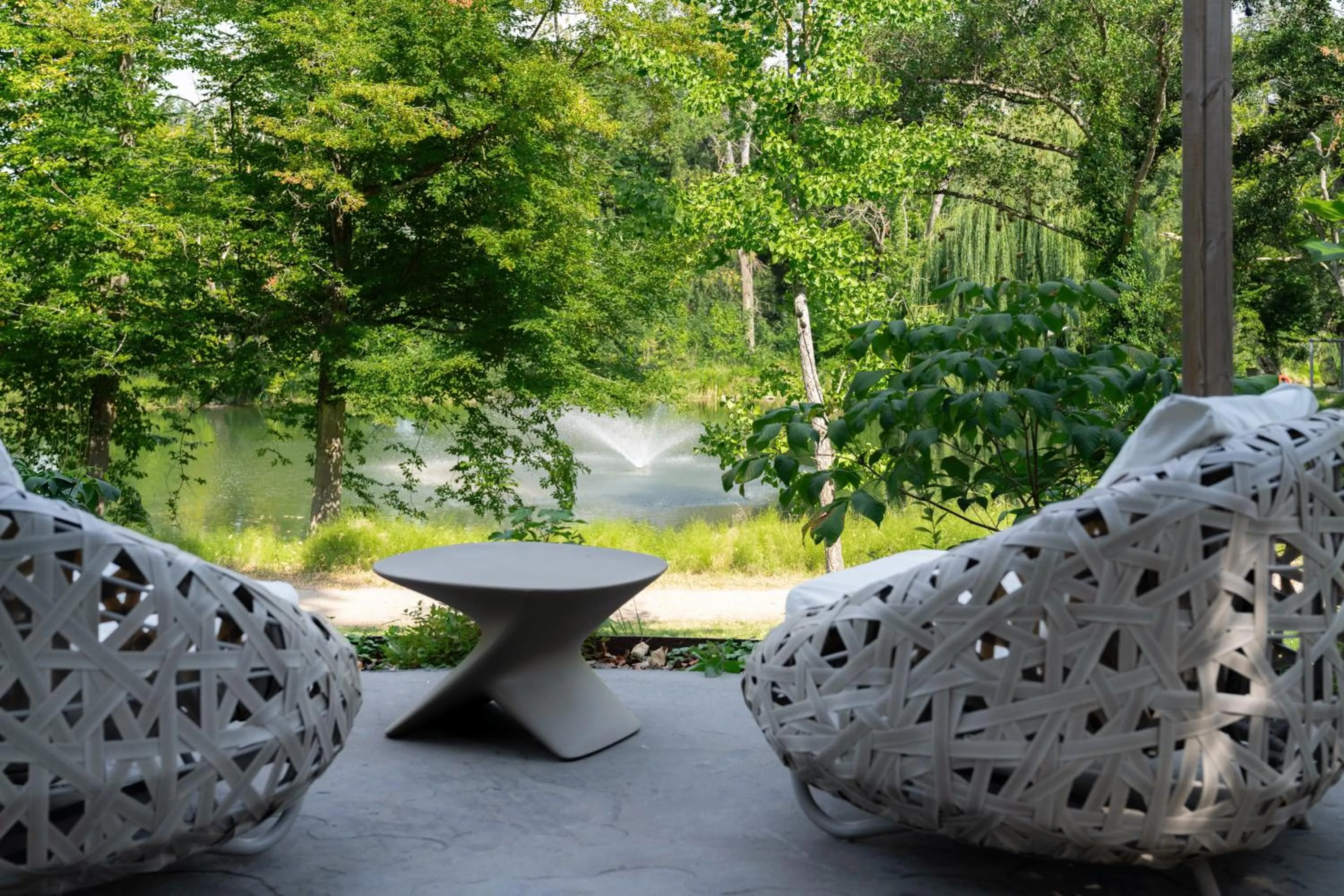 Patio in Domaine de la Résidence - Hôtel, Spa & Restaurant