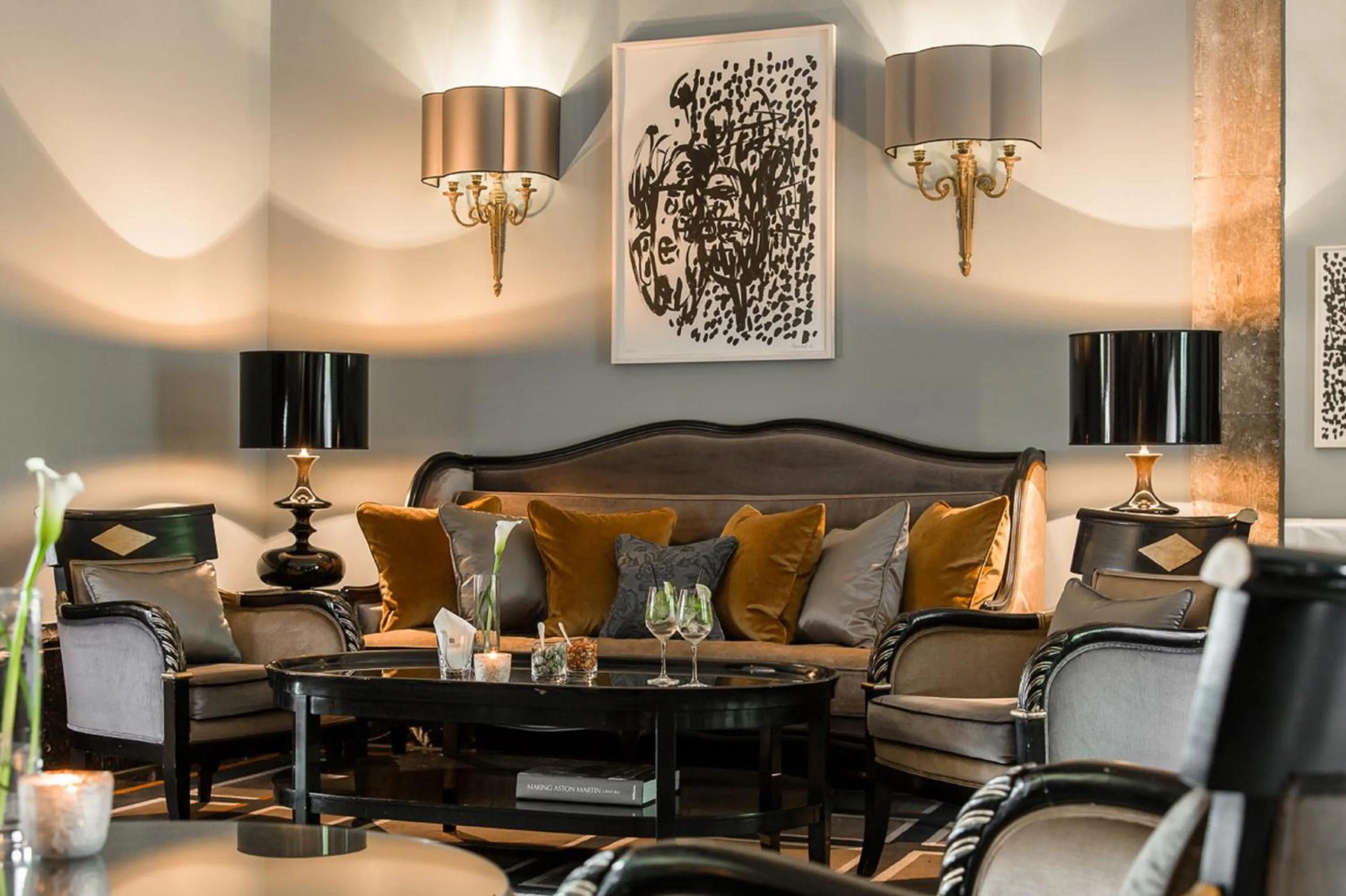 Lounge or bar in Althoff Grandhotel Schloss Bensberg