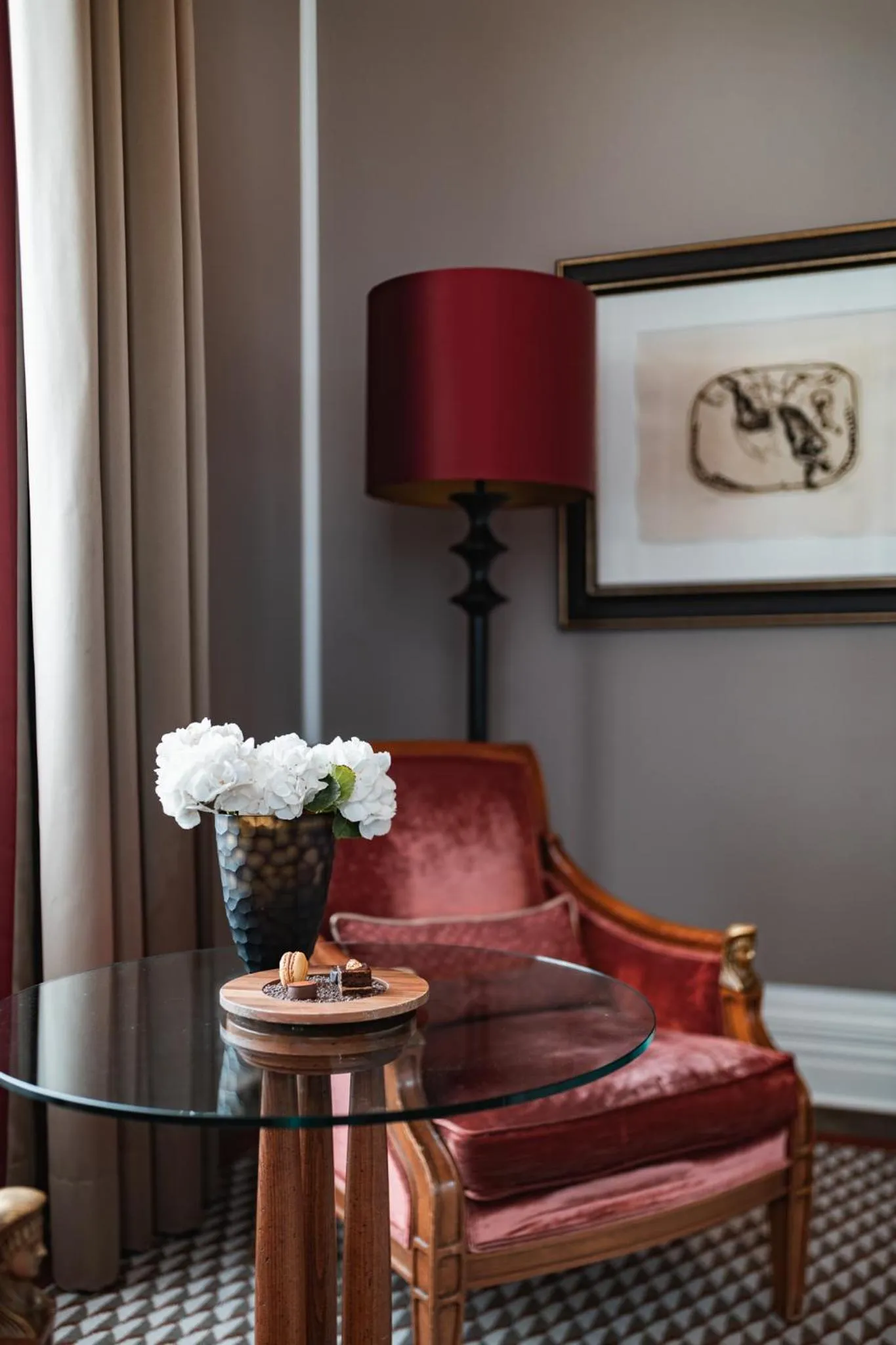 Seating area in Althoff Grandhotel Schloss Bensberg