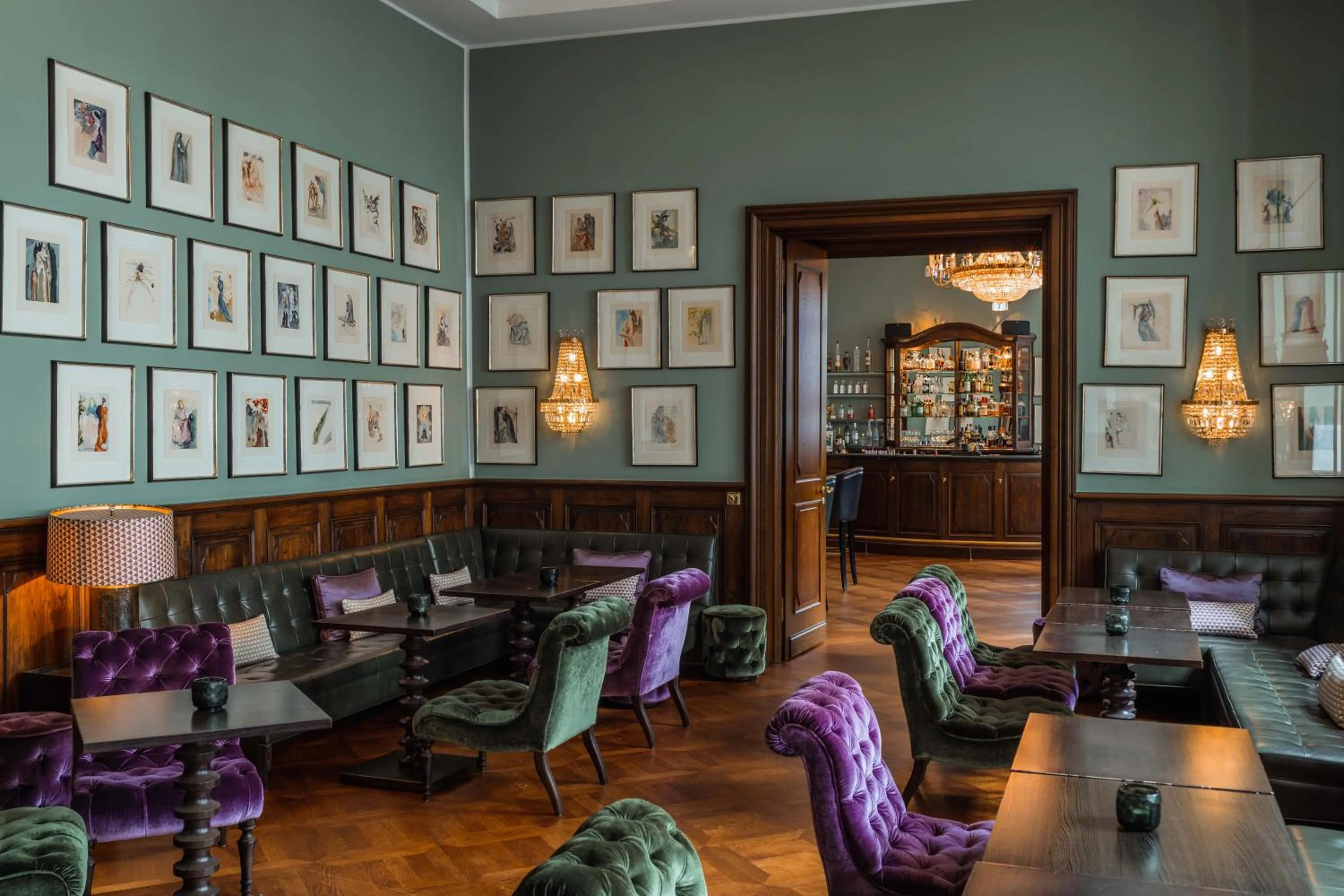 Lounge or bar in Althoff Grandhotel Schloss Bensberg