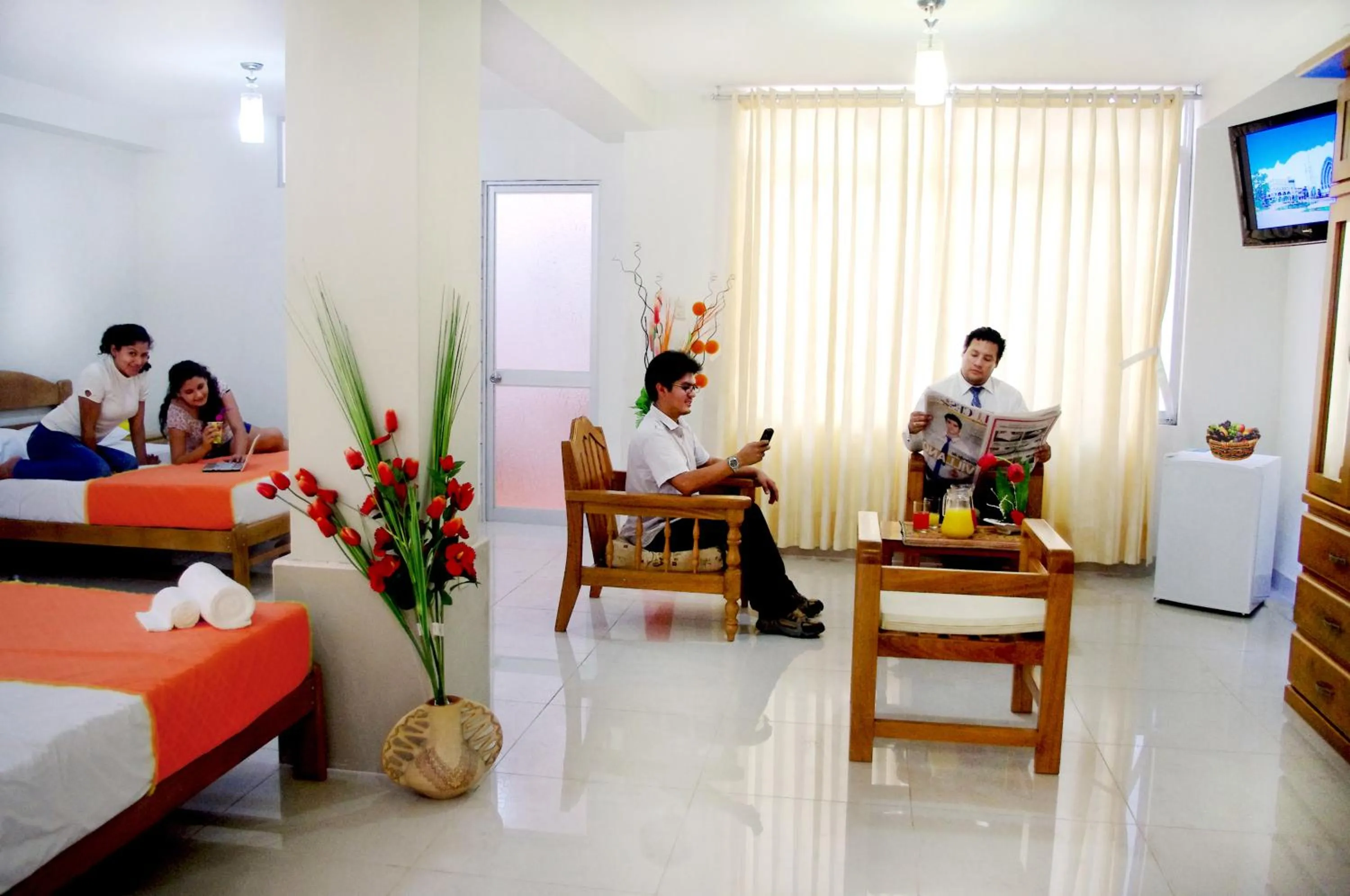 Bed in Del Castillo Plaza Hotel Pucallpa