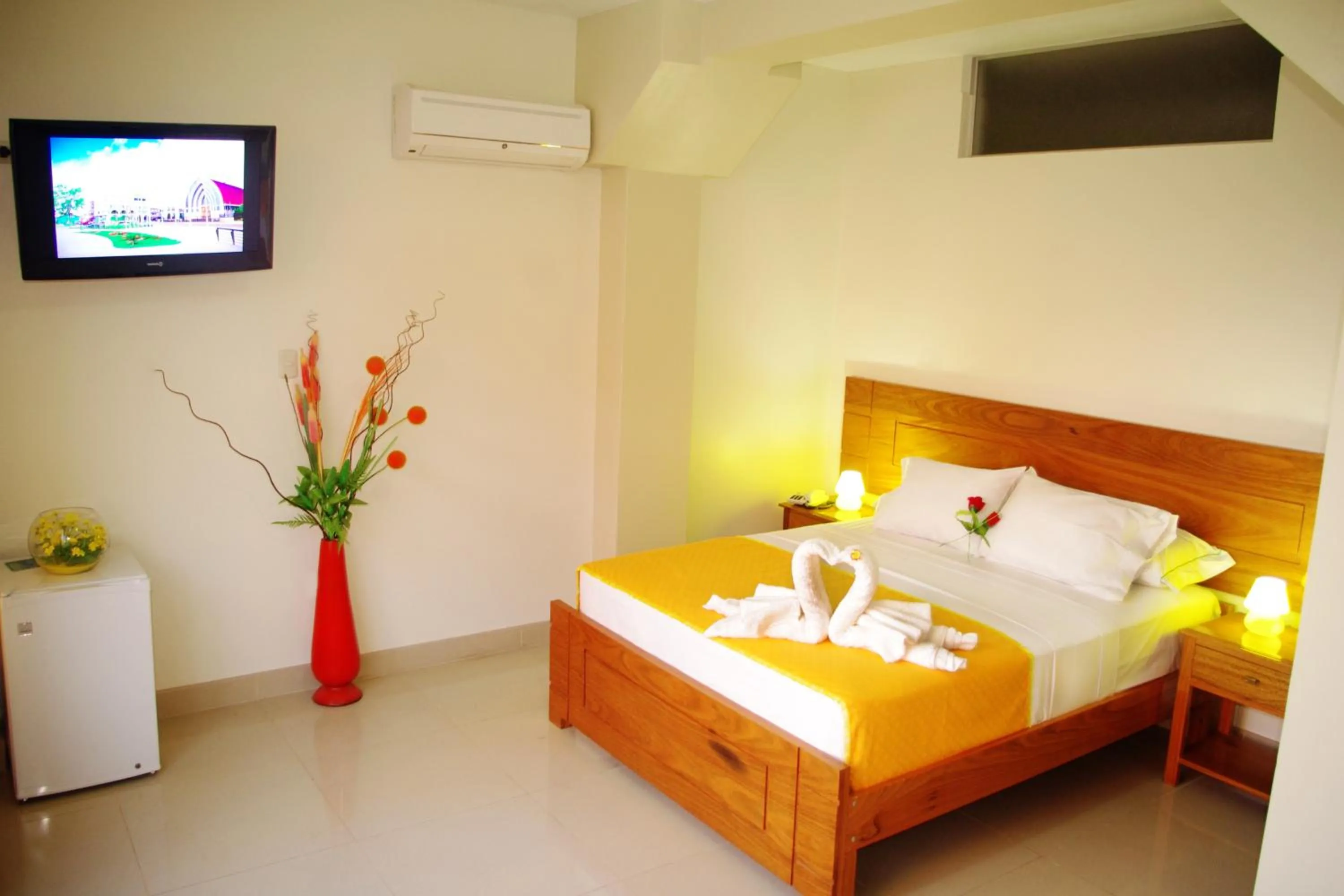 Bed in Del Castillo Plaza Hotel Pucallpa