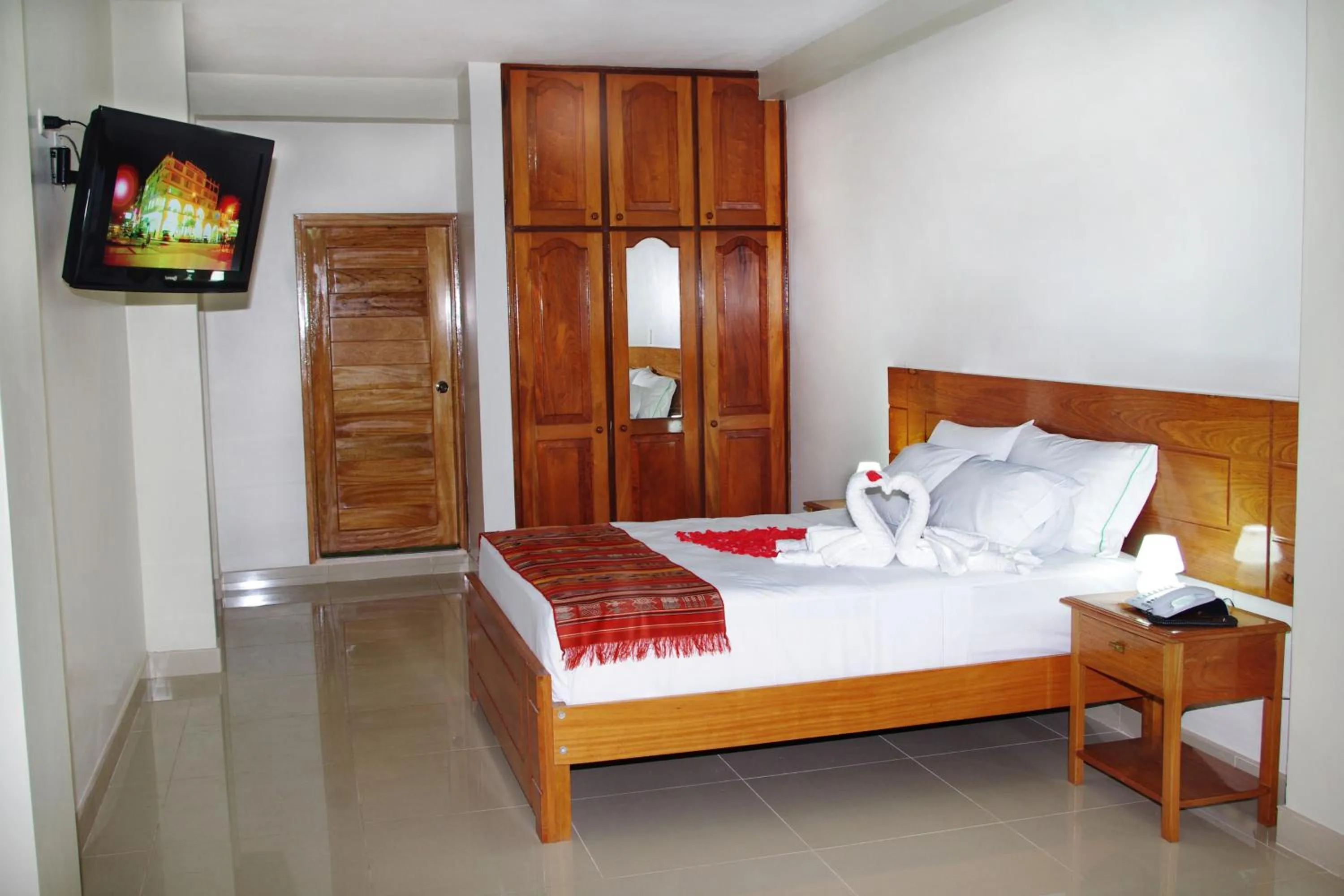 Bed in Del Castillo Plaza Hotel Pucallpa