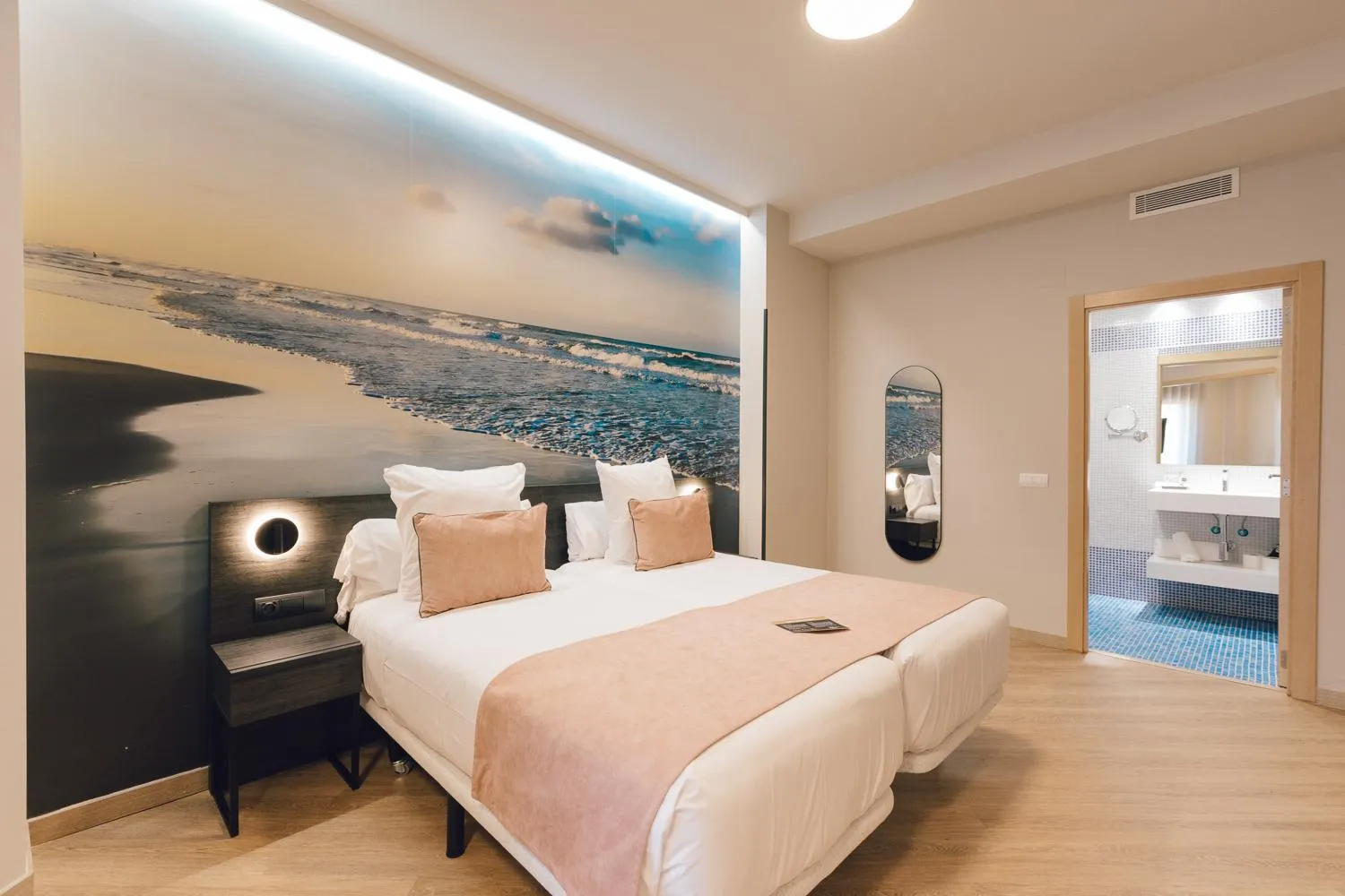 Bed in Palau Suites & Apartments