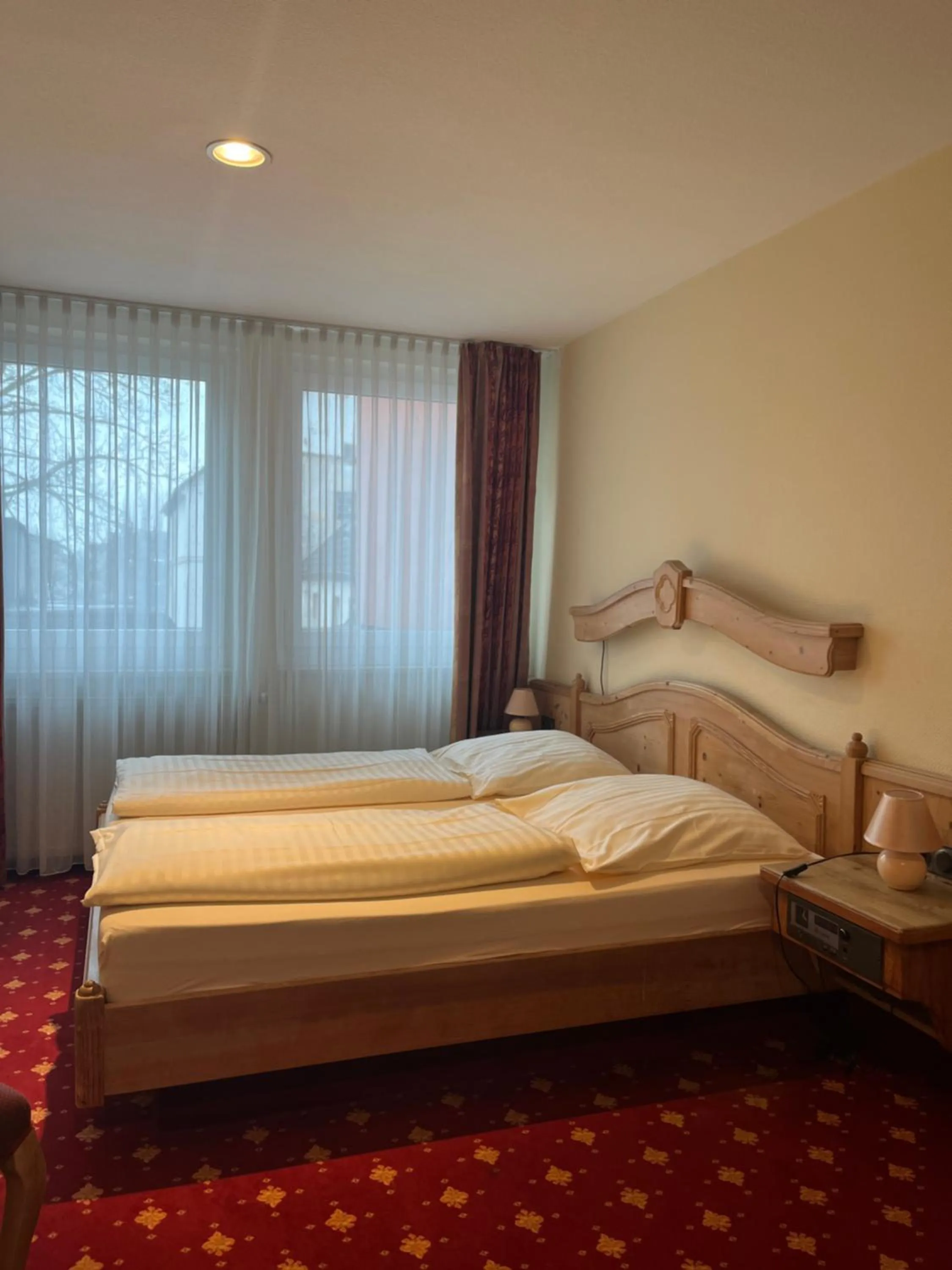 Bed in Hotel Kronprinz Garni