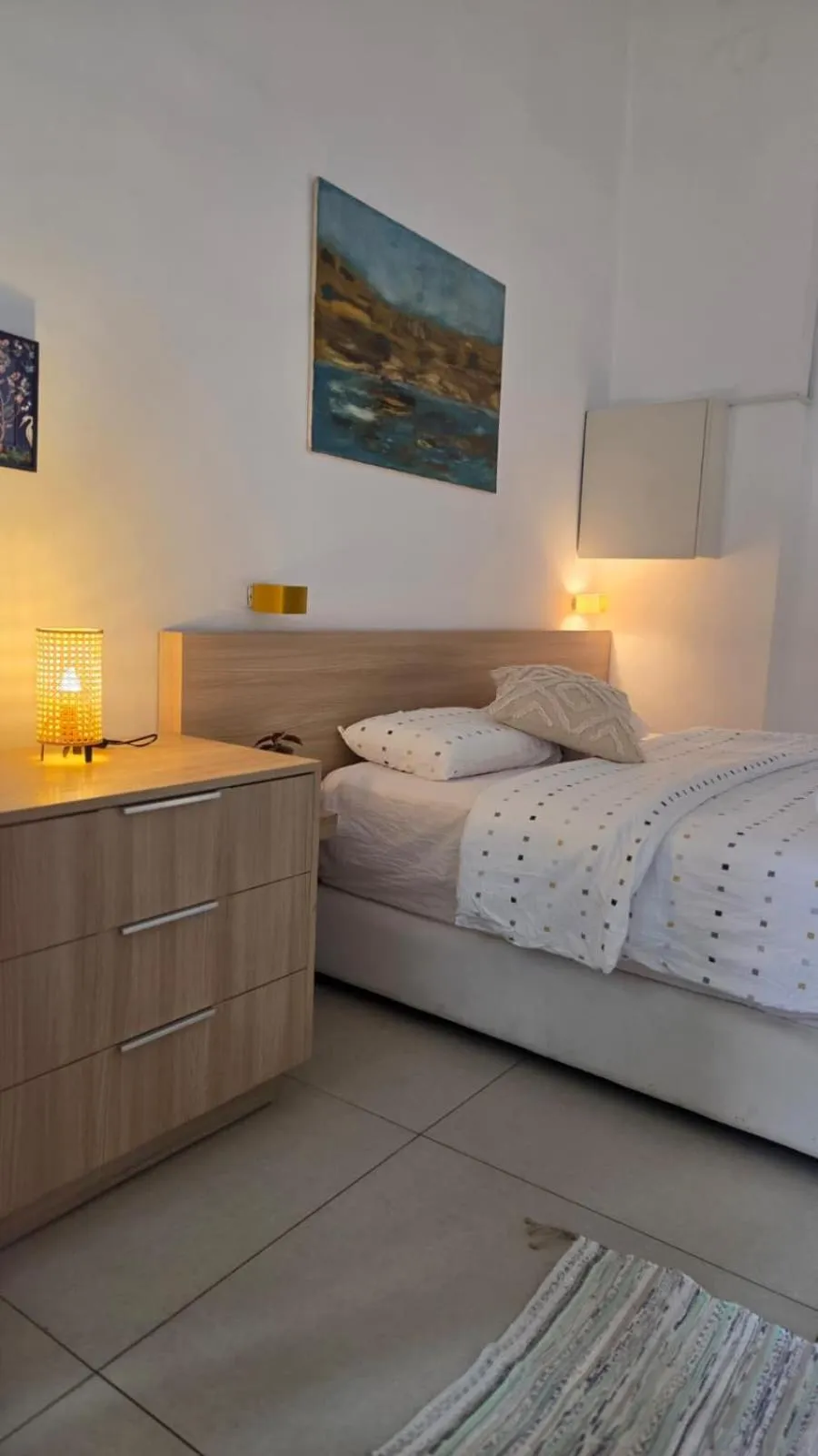 Living room, Bed in City Center Apartments