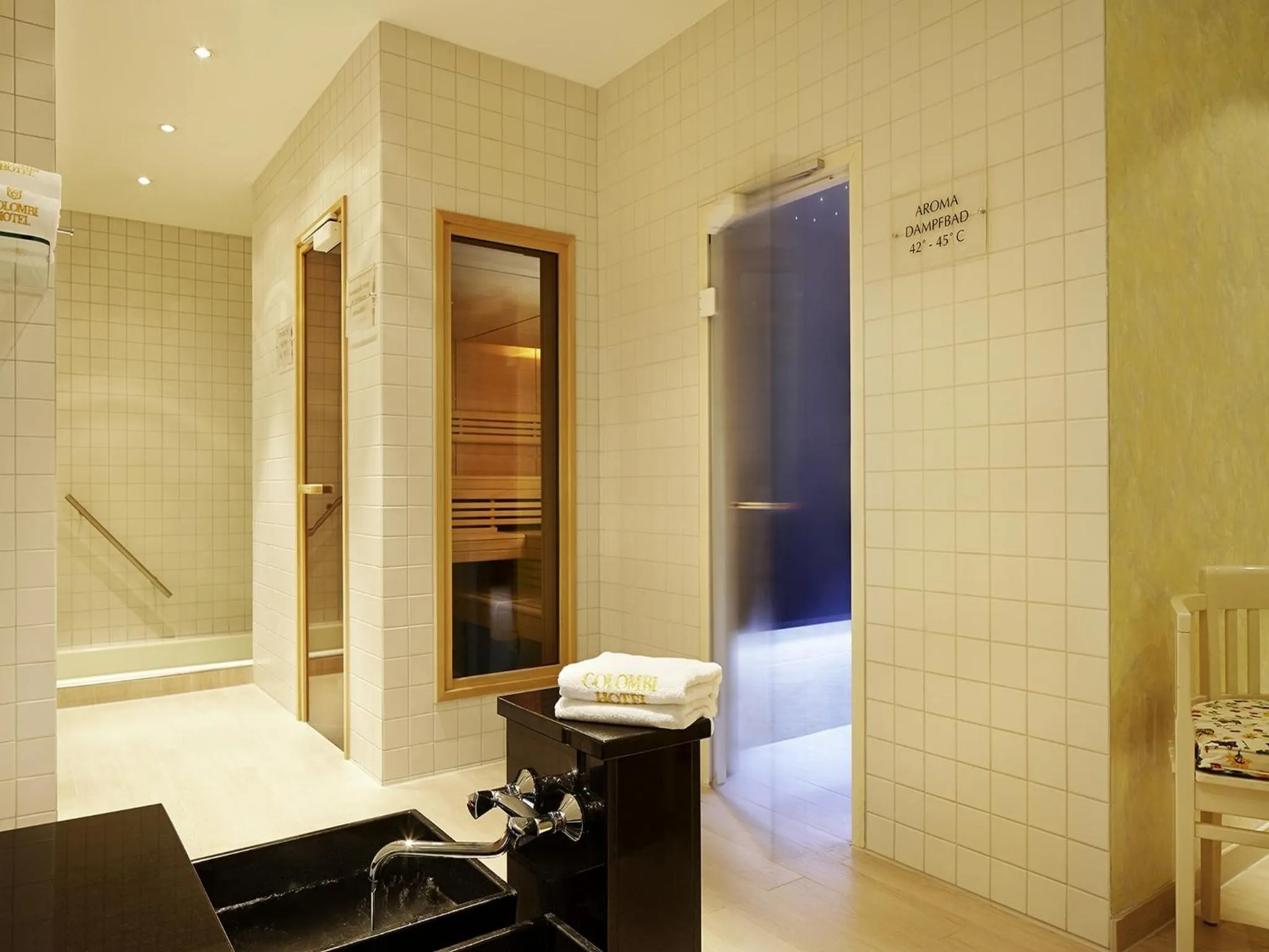 Fitness centre/facilities in Colombi Hotel