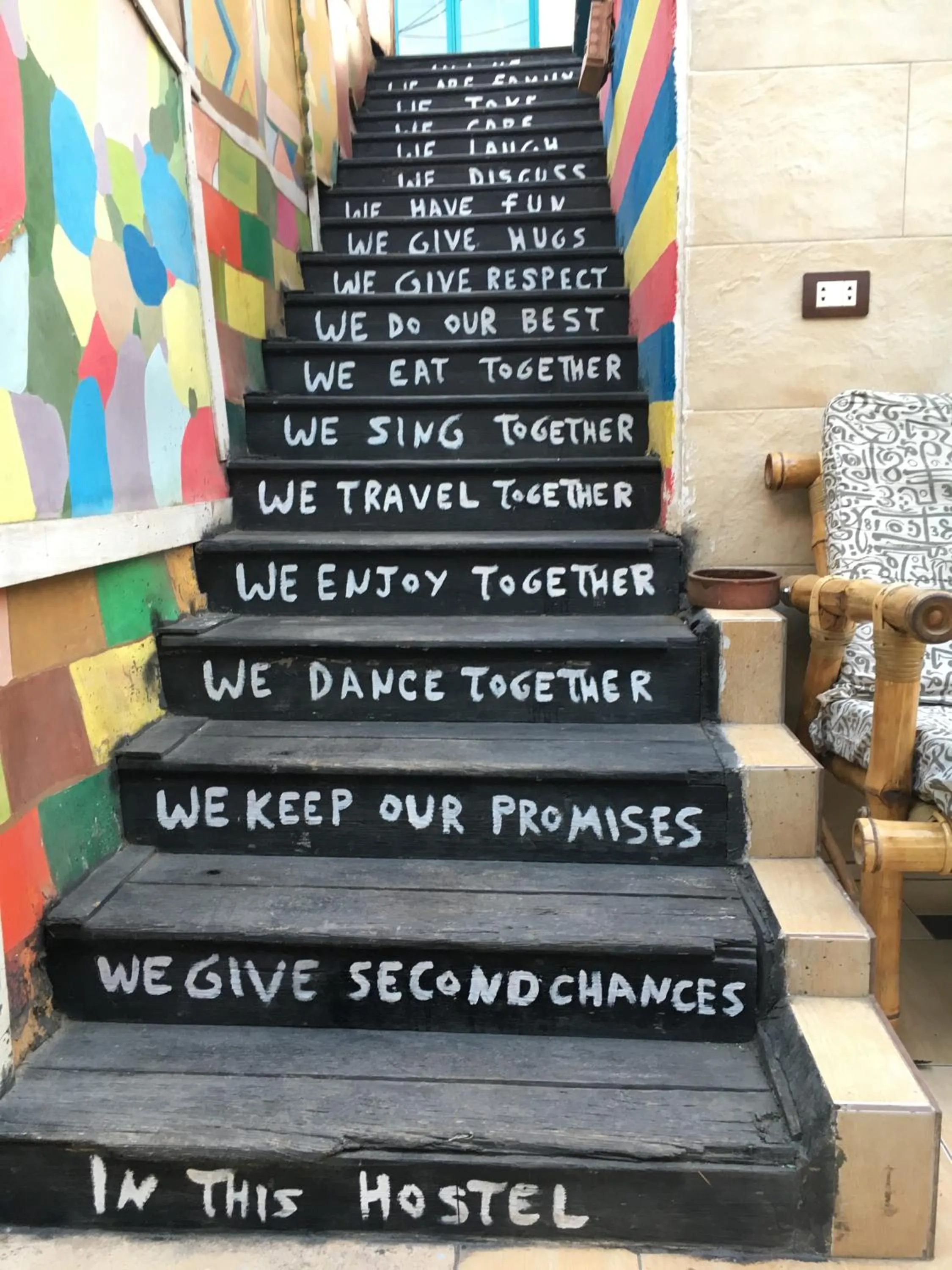 Balcony/Terrace in Dahab Hostel