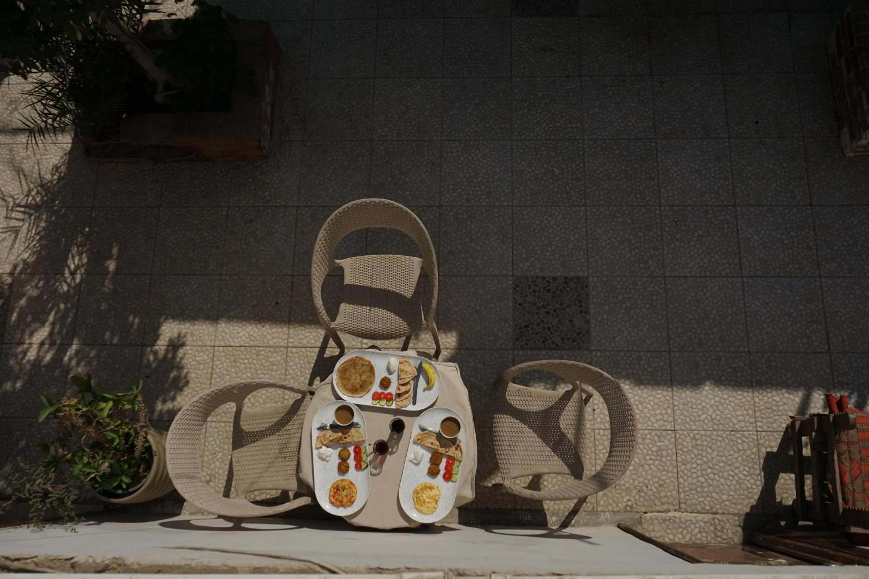 Breakfast in Dahab Hostel