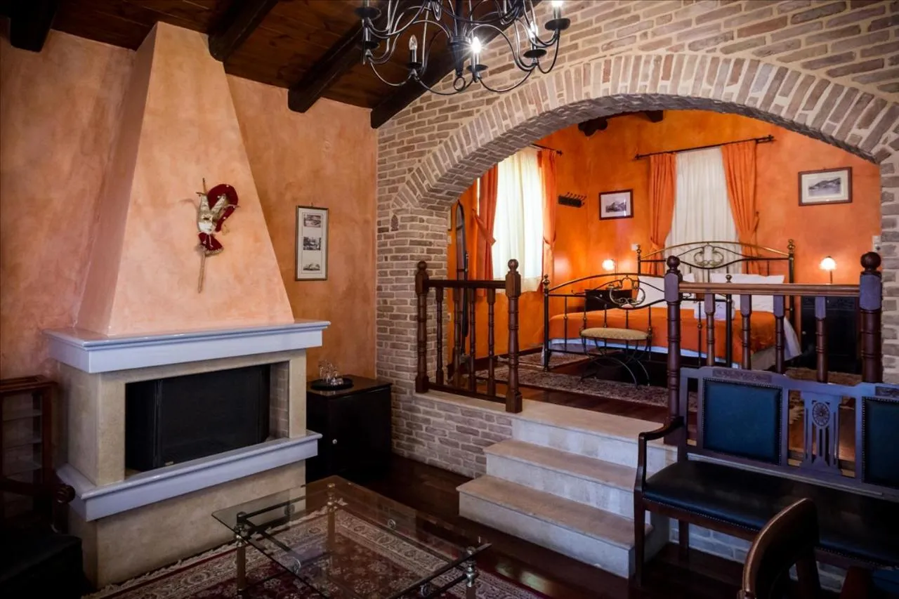 Bed in Acronafplia Pension A