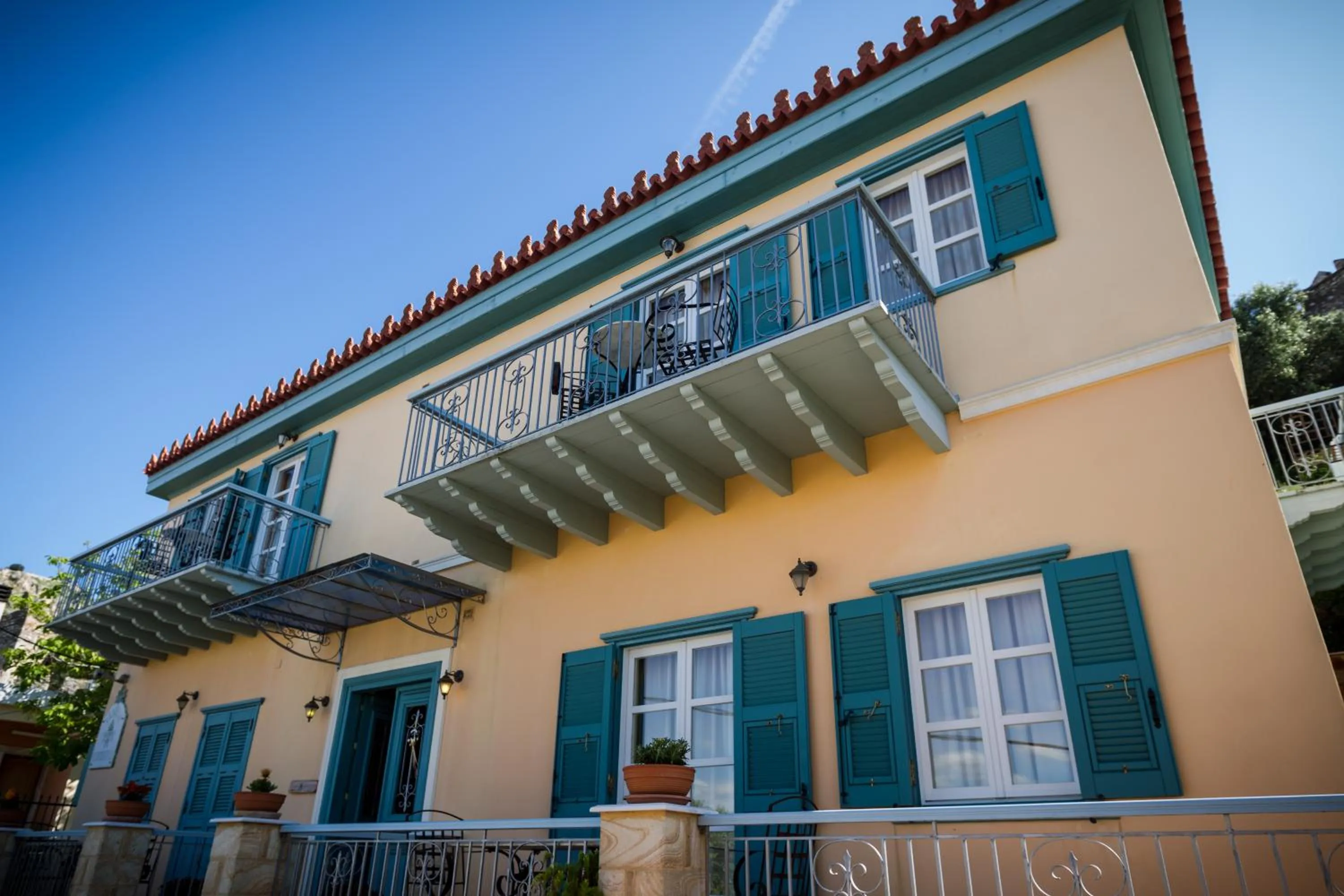 Facade/entrance in Acronafplia Pension A