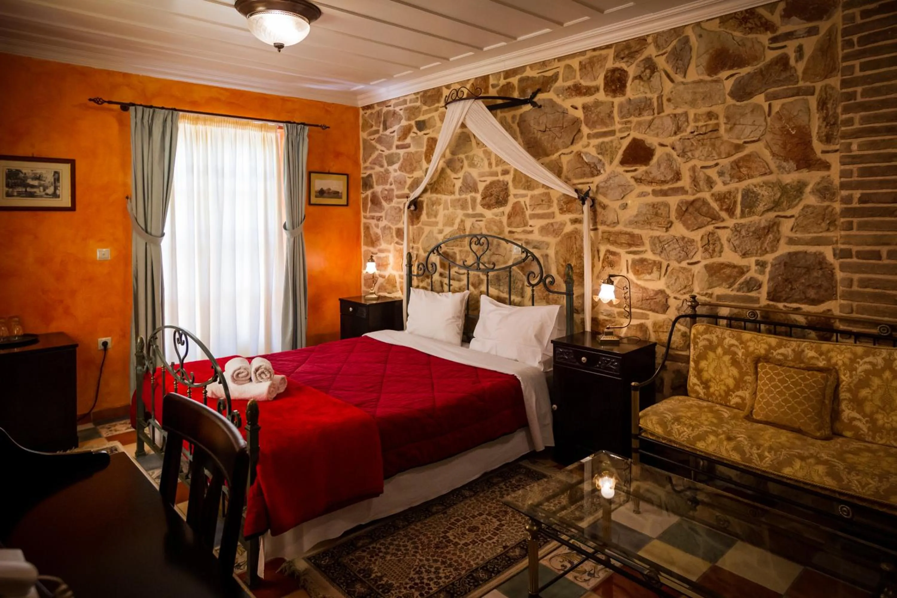 Bedroom, Bed in Acronafplia Pension A