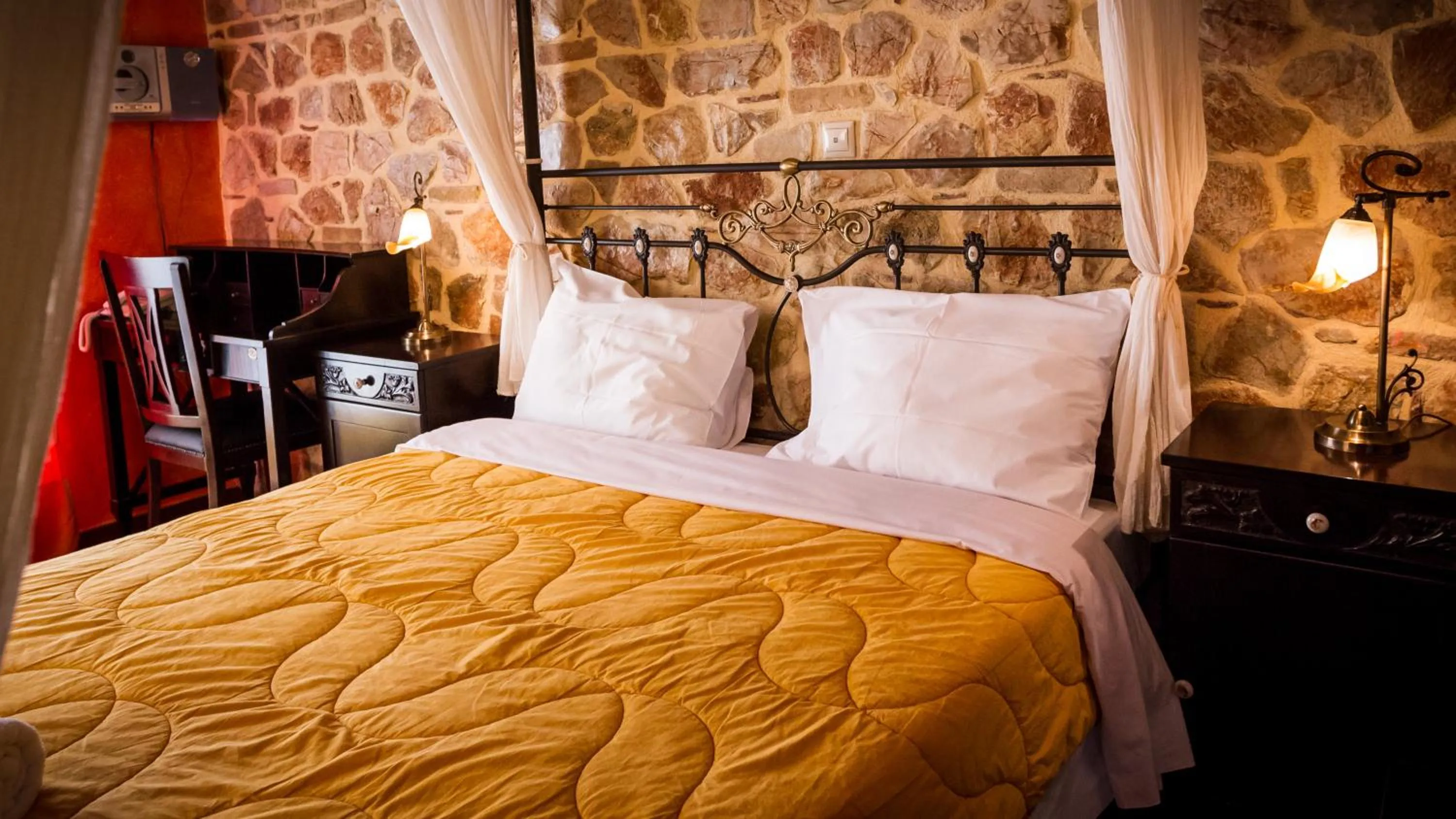 Bedroom, Bed in Acronafplia Pension A