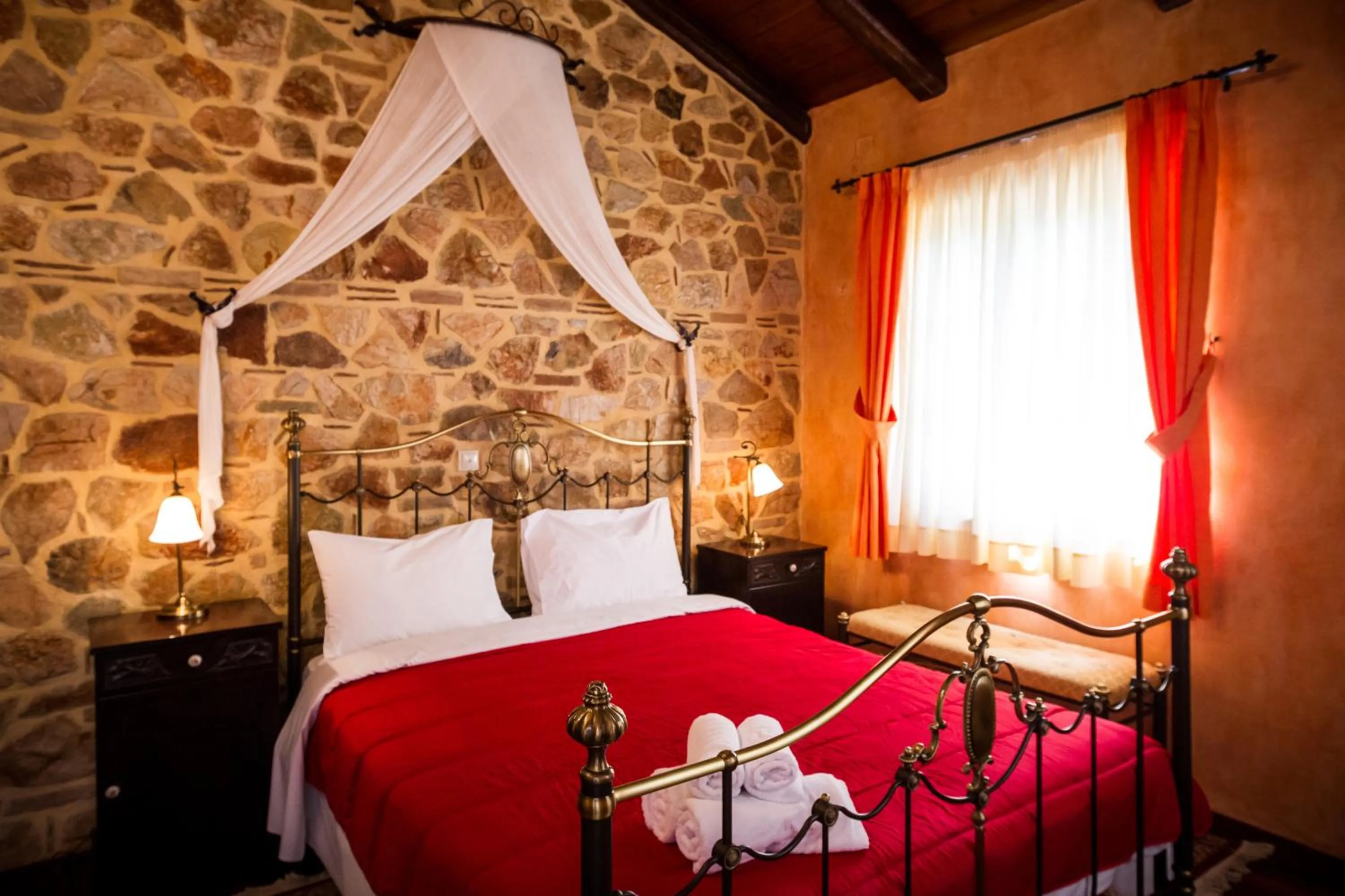 Bedroom, Bed in Acronafplia Pension A