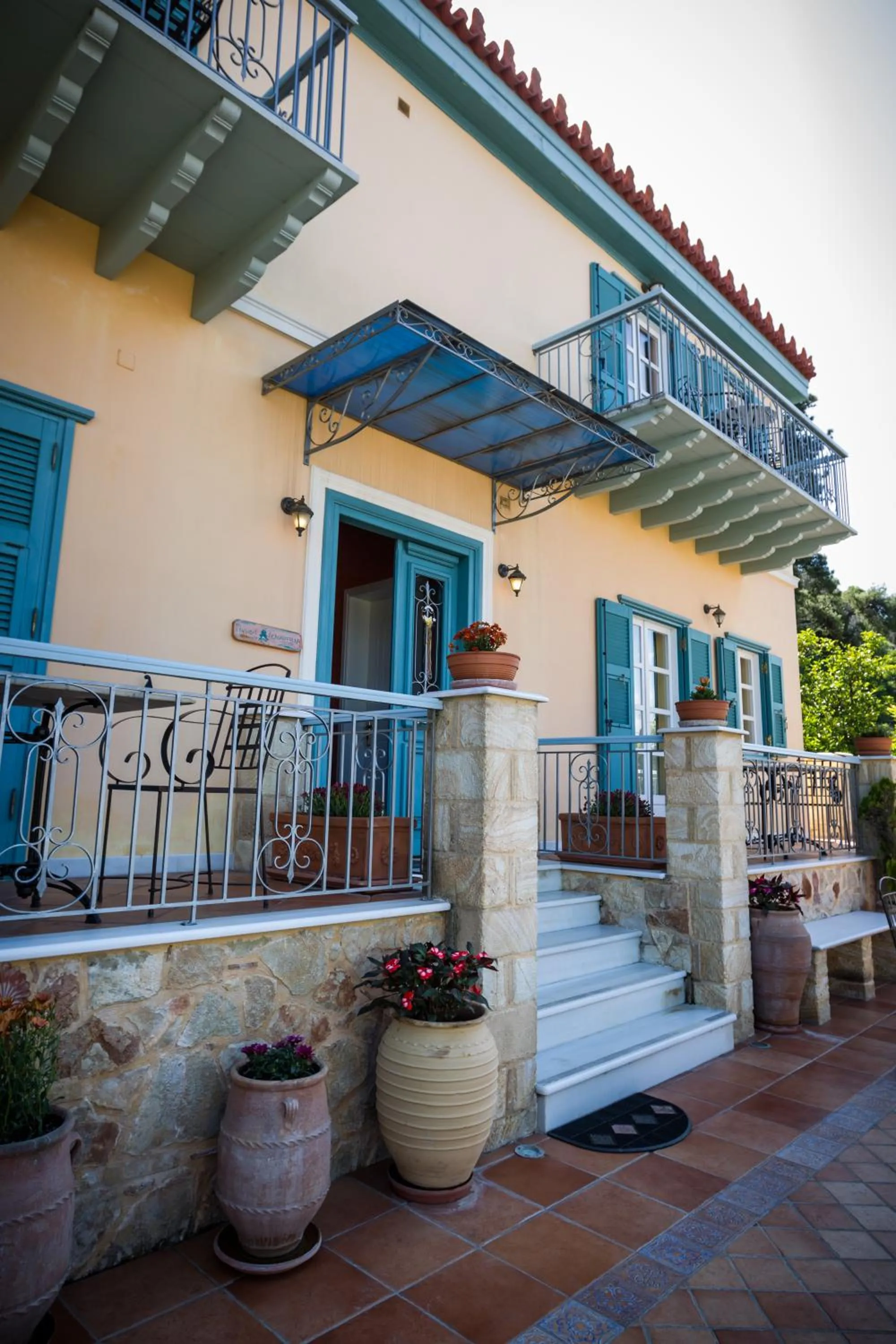 Facade/entrance in Acronafplia Pension A