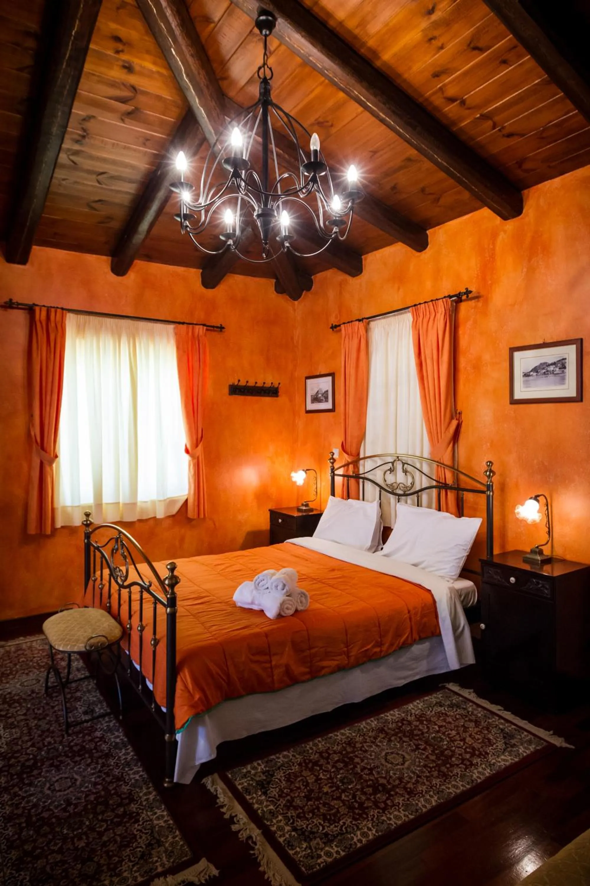 Bedroom, Bed in Acronafplia Pension A