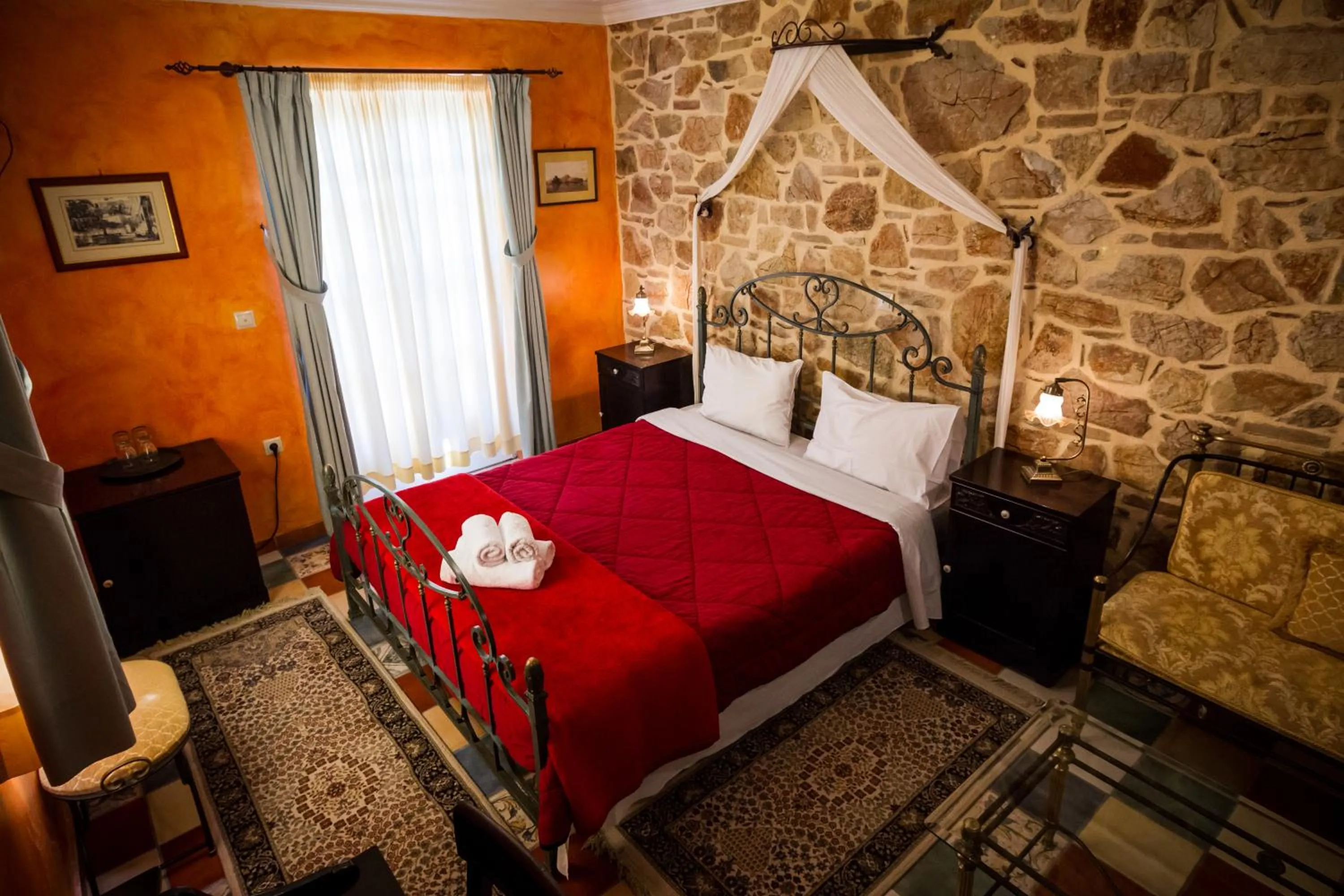 Bedroom, Bed in Acronafplia Pension A