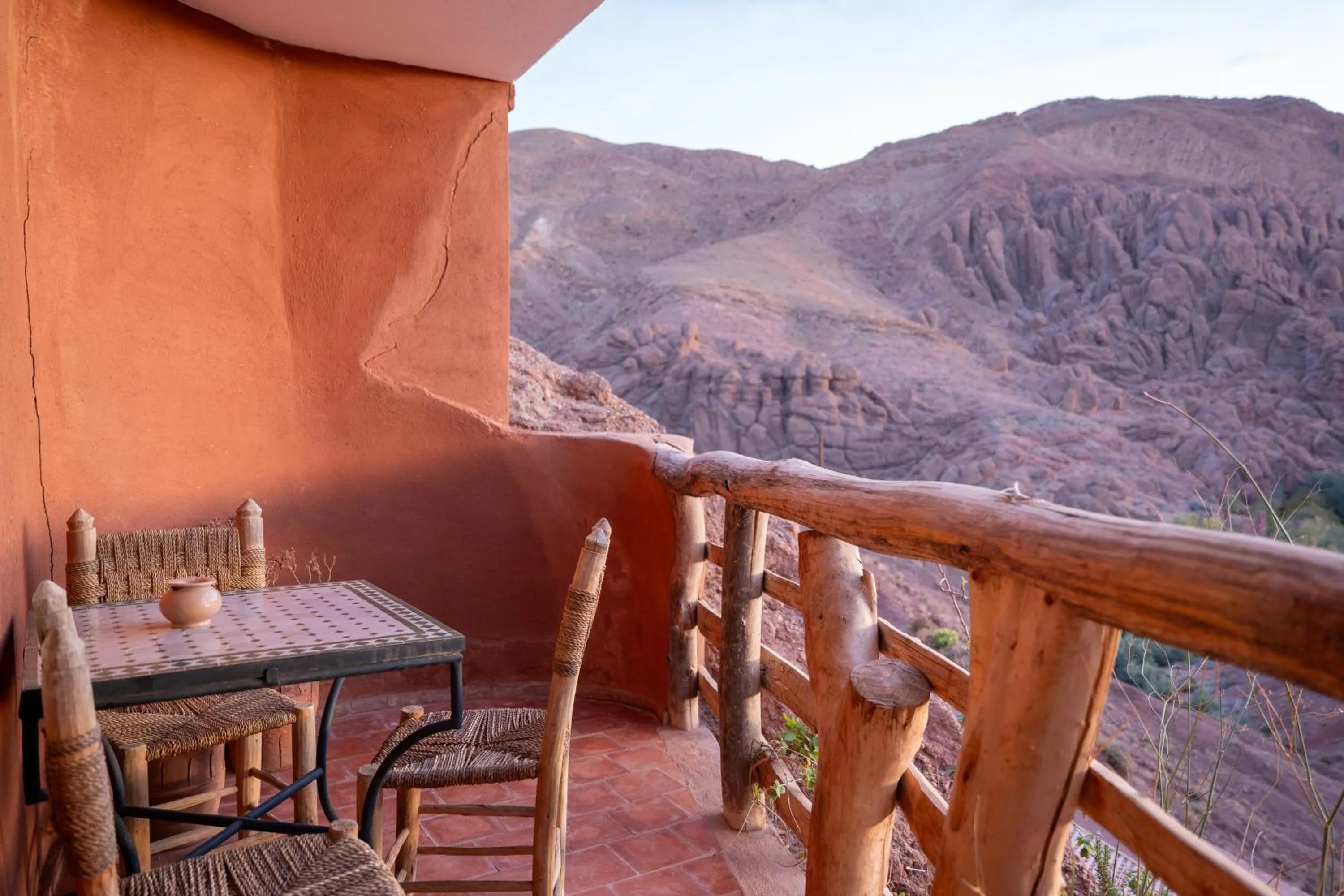 Balcony/Terrace in Riad Rihana Dades