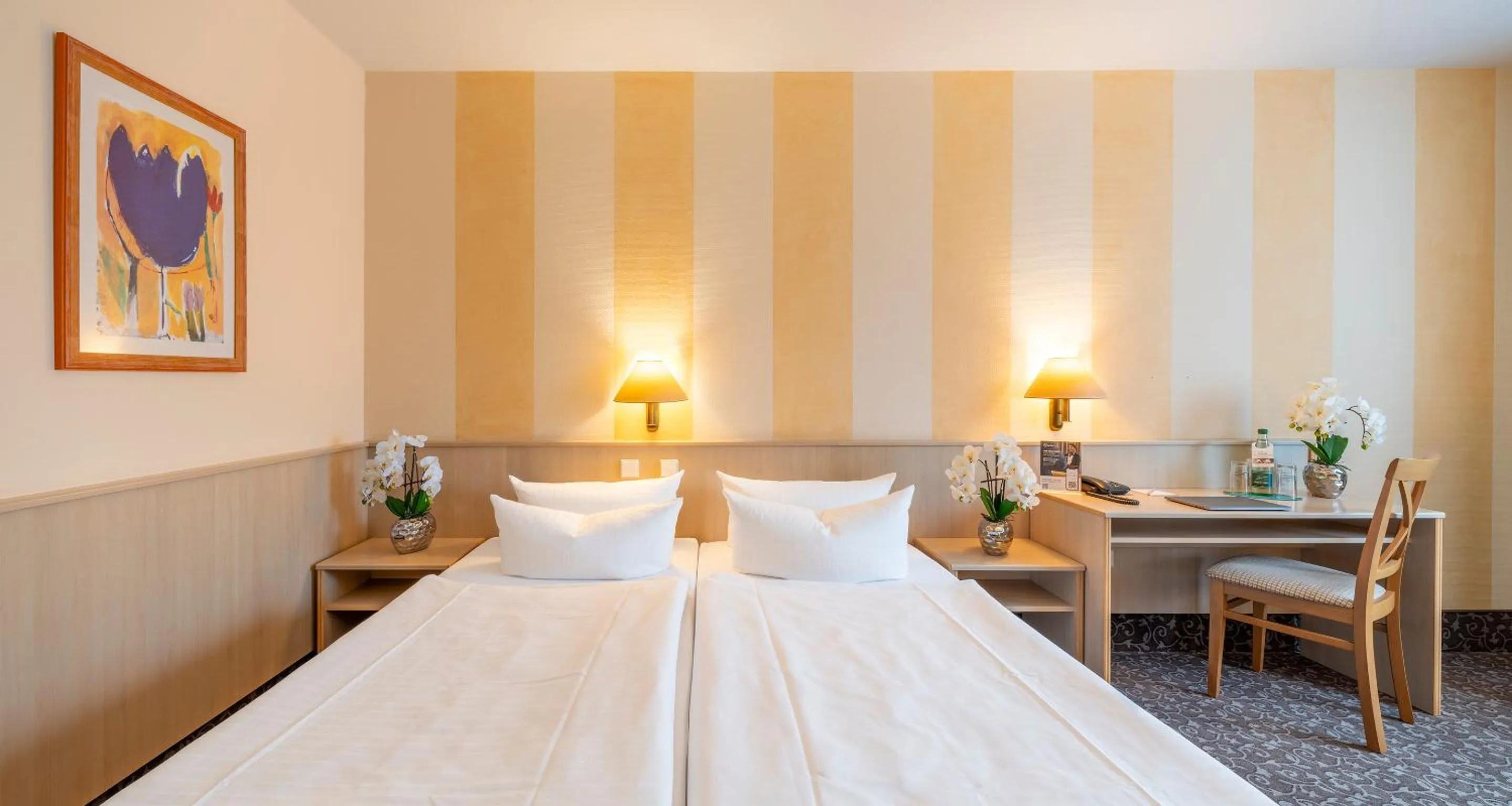 Photo of the whole room, Bed in AMBER HOTEL Chemnitz Park